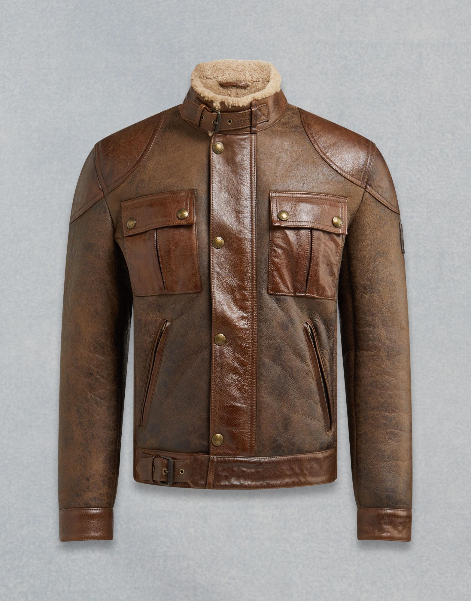 Belstaff Leather Gangster Aw18 Jacket in Vintage Brown (Brown) for Men -  Lyst