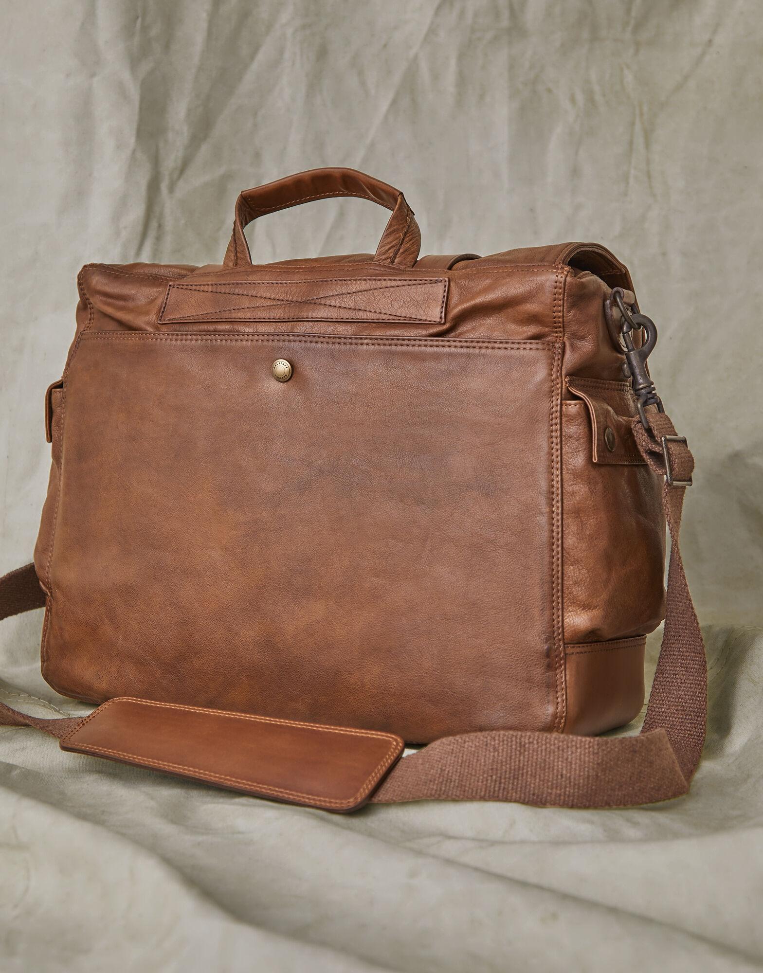 Belstaff Leather Colonial Messenger Shoulder Bag in Cognac (Brown) for Men  | Lyst