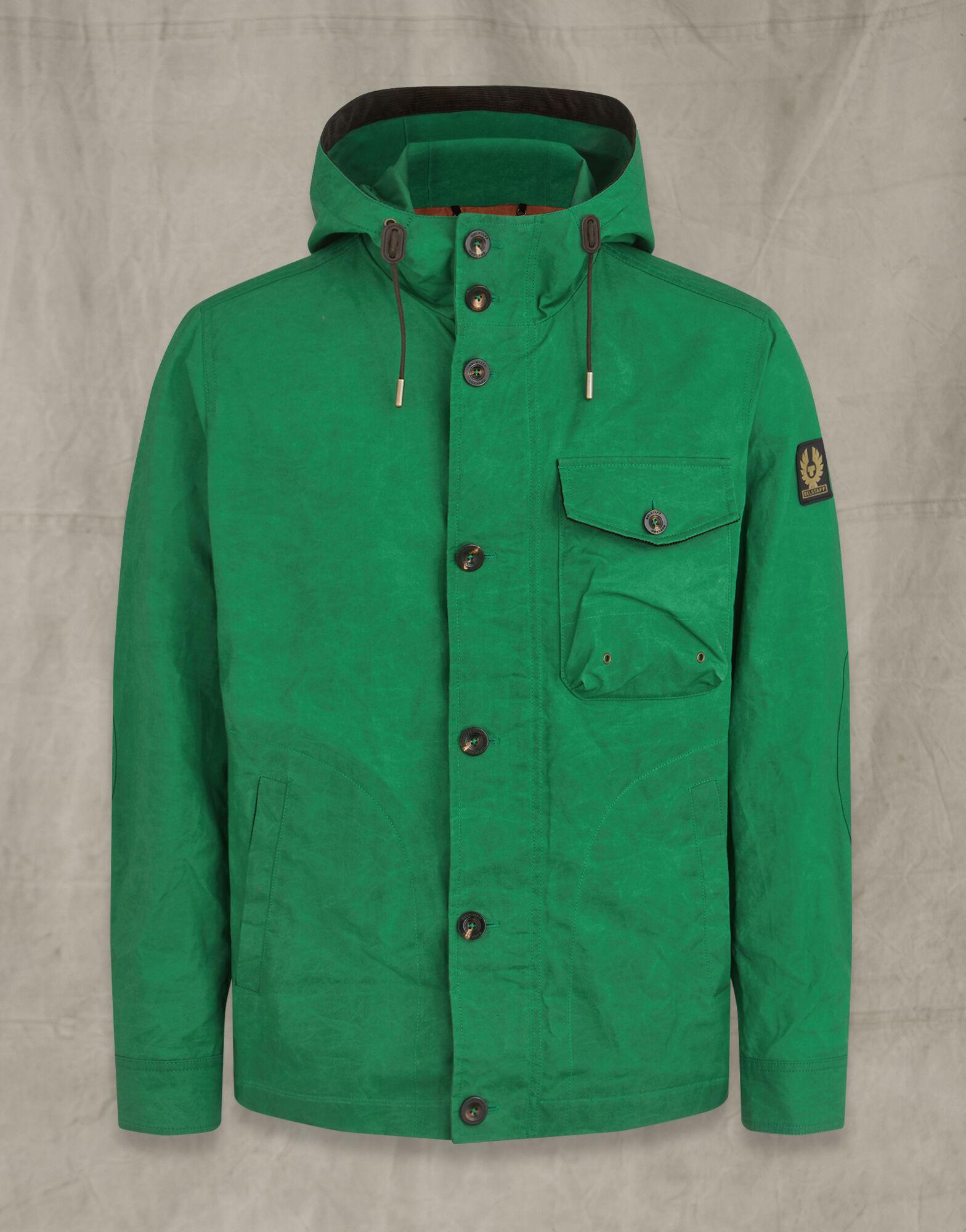 Belstaff Synthetic Watchman Dry Waxed Cotton Jacket in Green for Men - Lyst