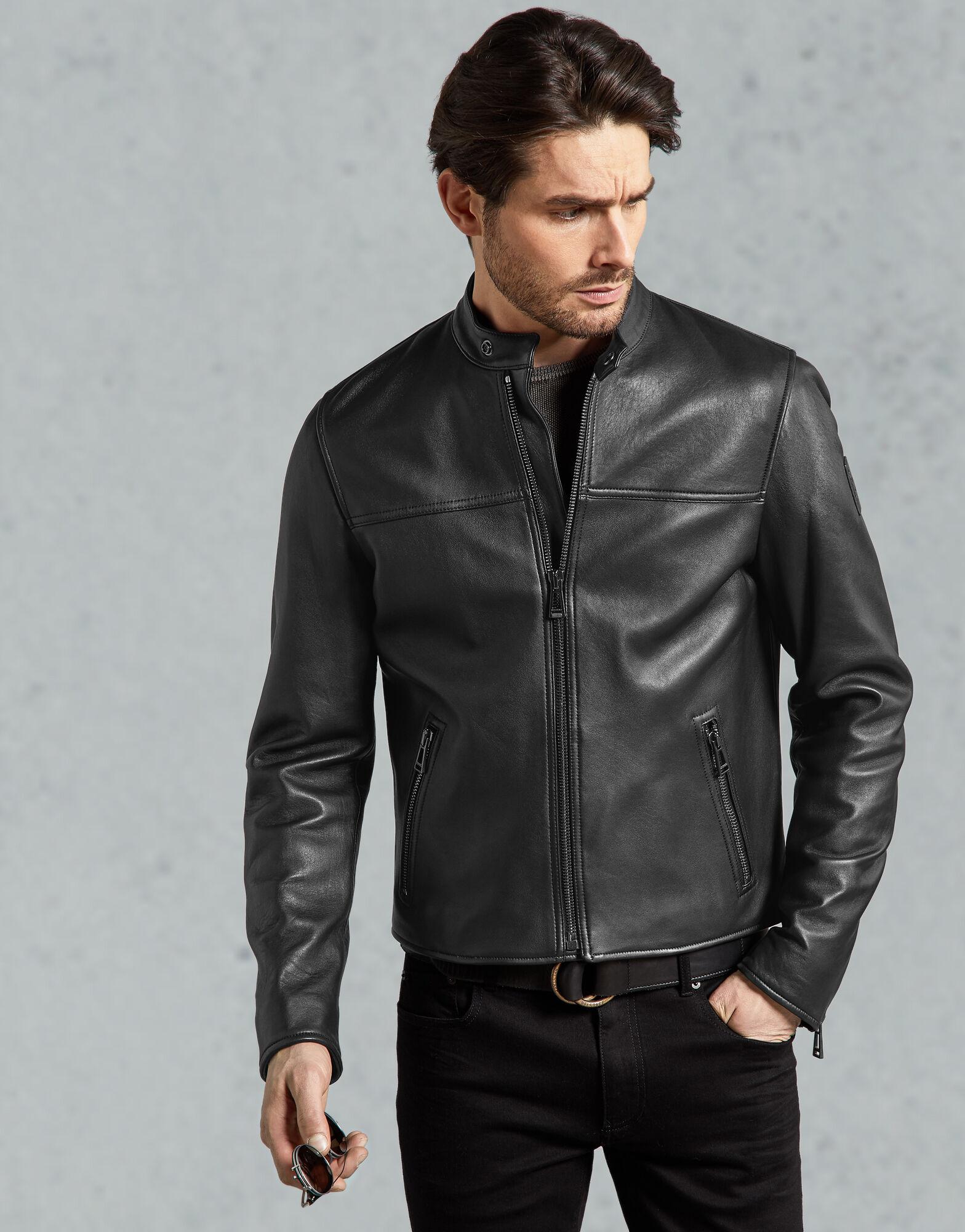 Belstaff Pelham Leather Jacket in Black for Men - Lyst