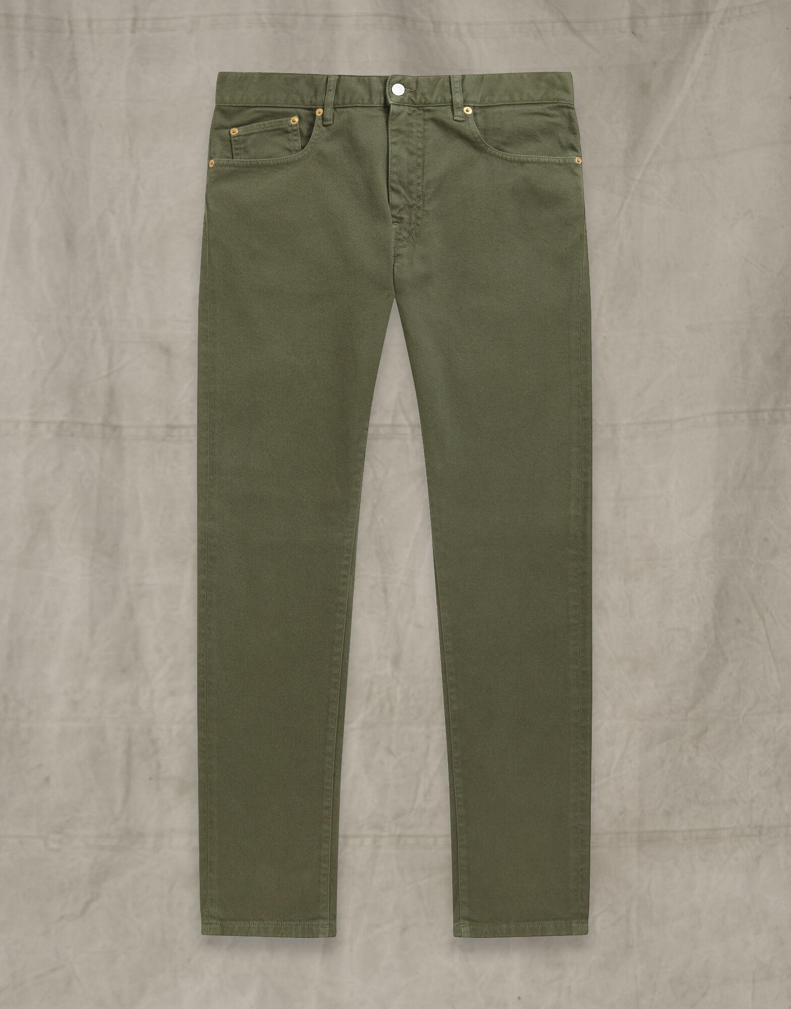 Belstaff Denim Longton Slim Jeans in Sage Green (Green) for Men Lyst