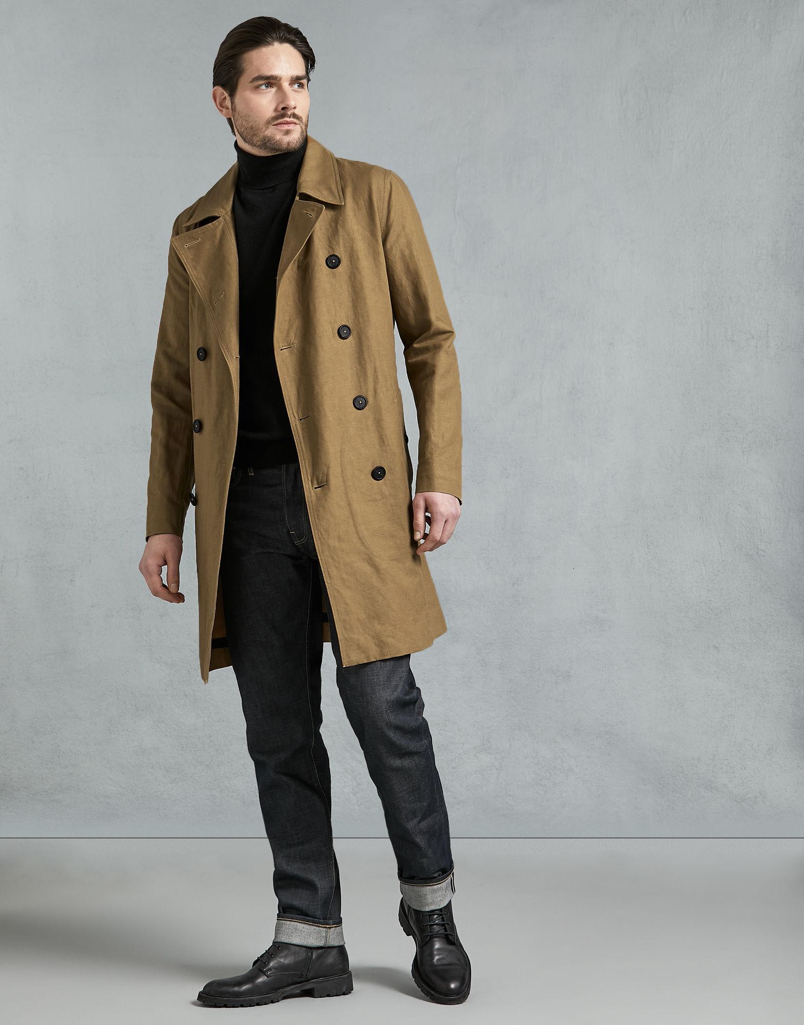 belstaff long coat
