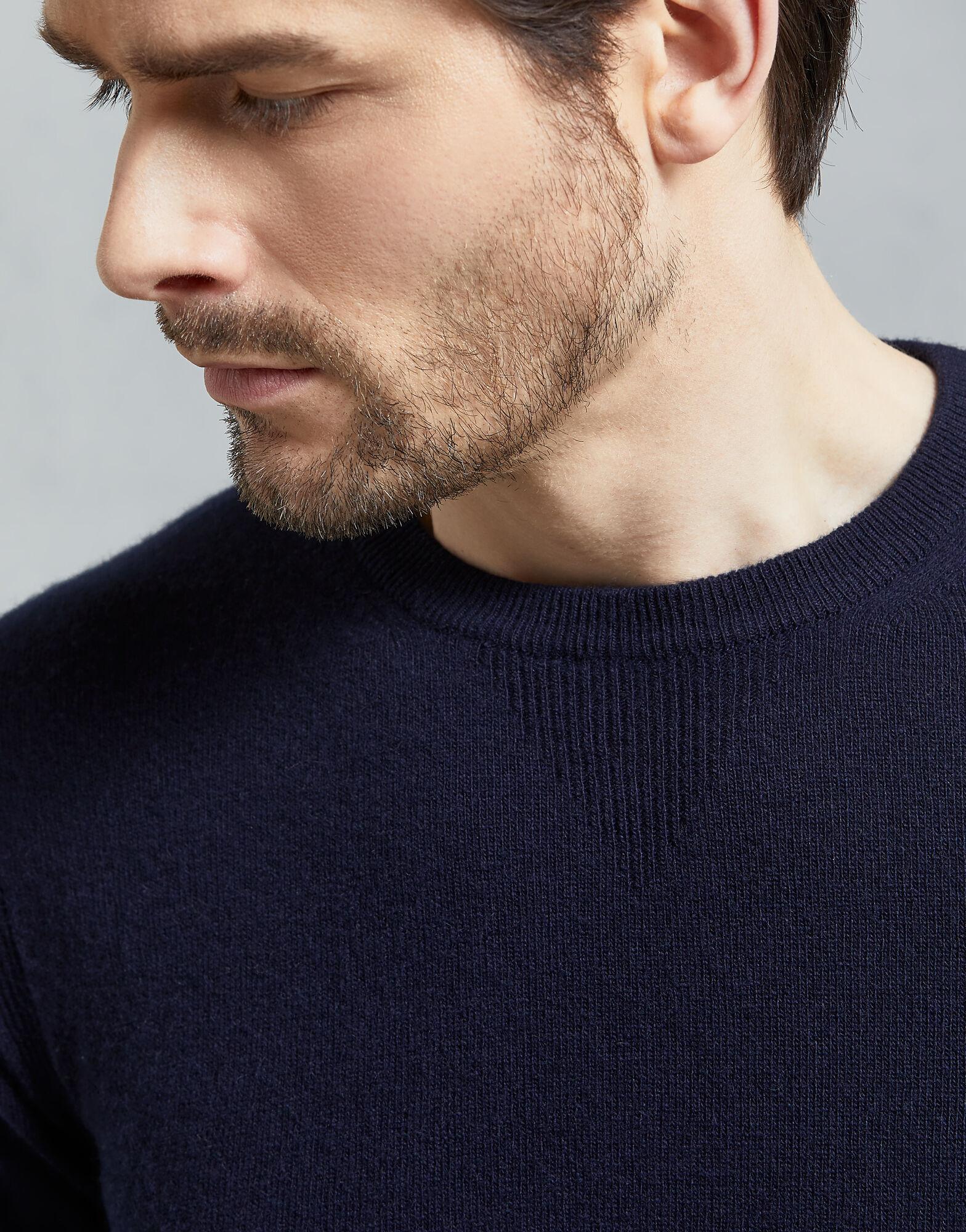 belstaff engineered crew neck jumper