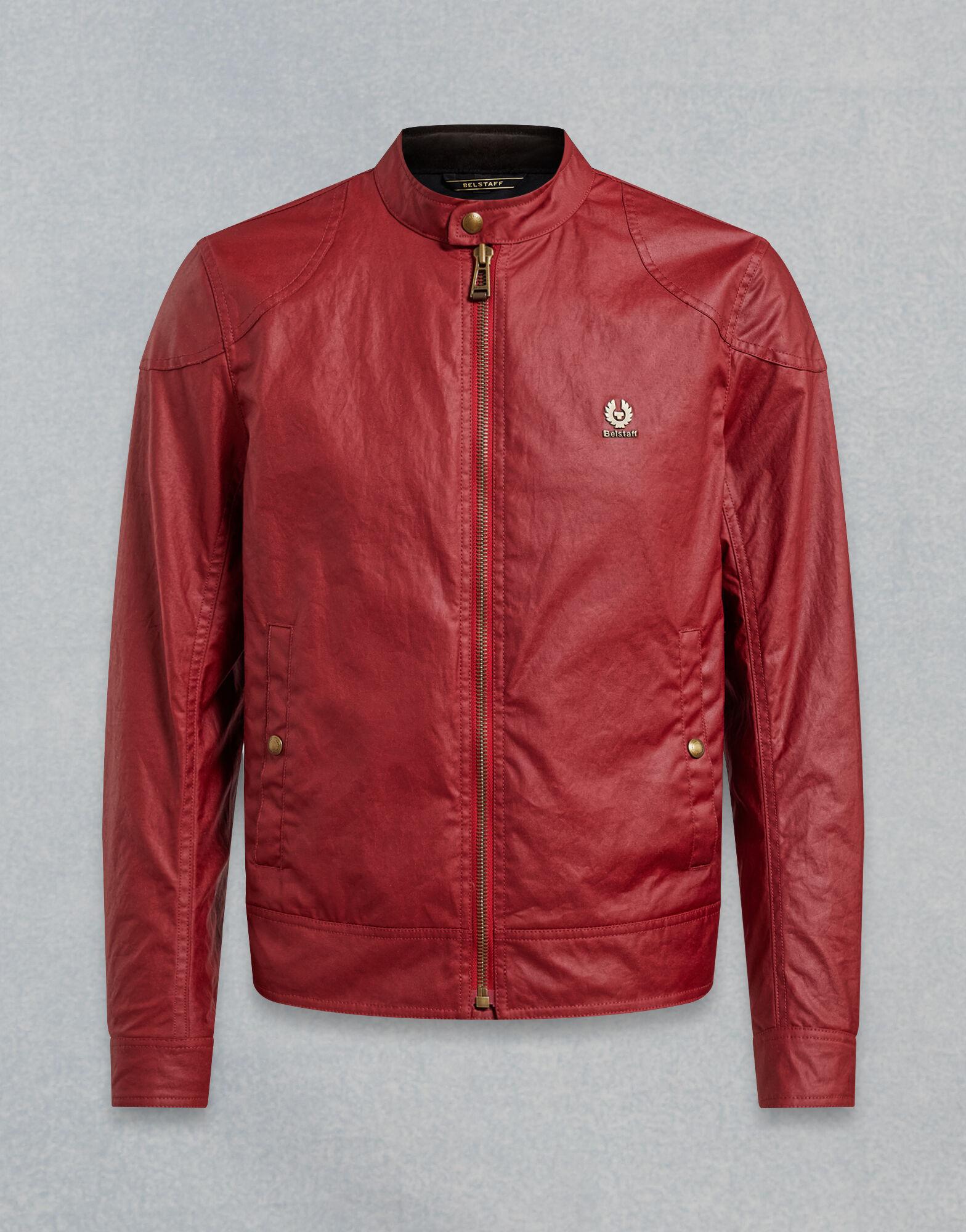 Belstaff Cotton Kelland Waxed Jacket in Racing Red (Red) for Men - Lyst