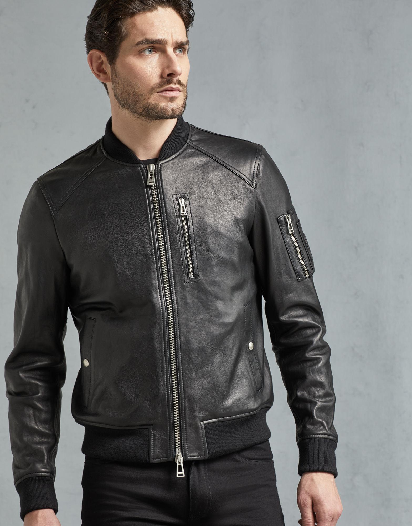 Belstaff Leather Clenshaw 2.0 Jacket in Vintage Pewter (Black) for Men -  Lyst