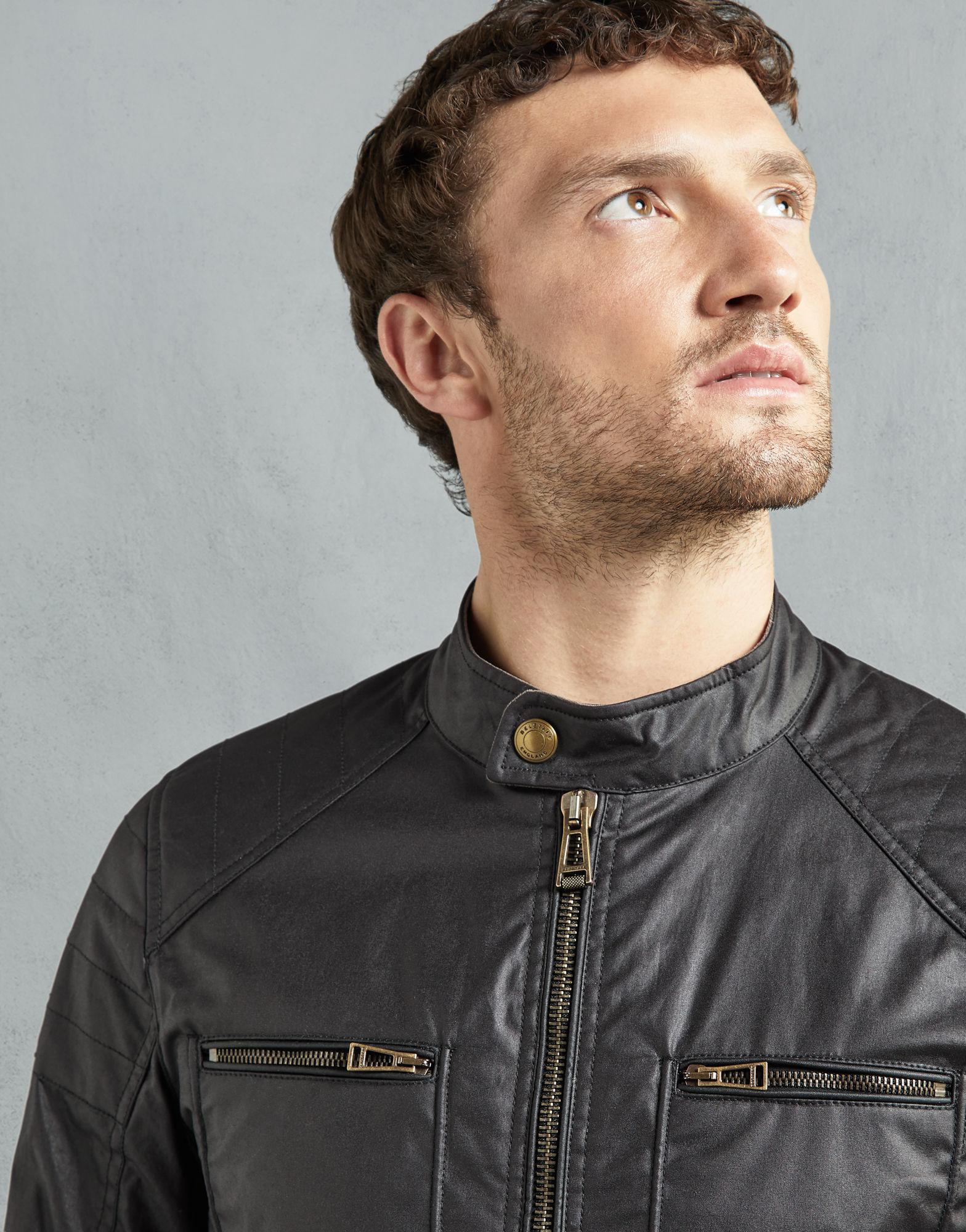 Belstaff Cotton Weybridge 2017 Jacket in Black for Men - Lyst