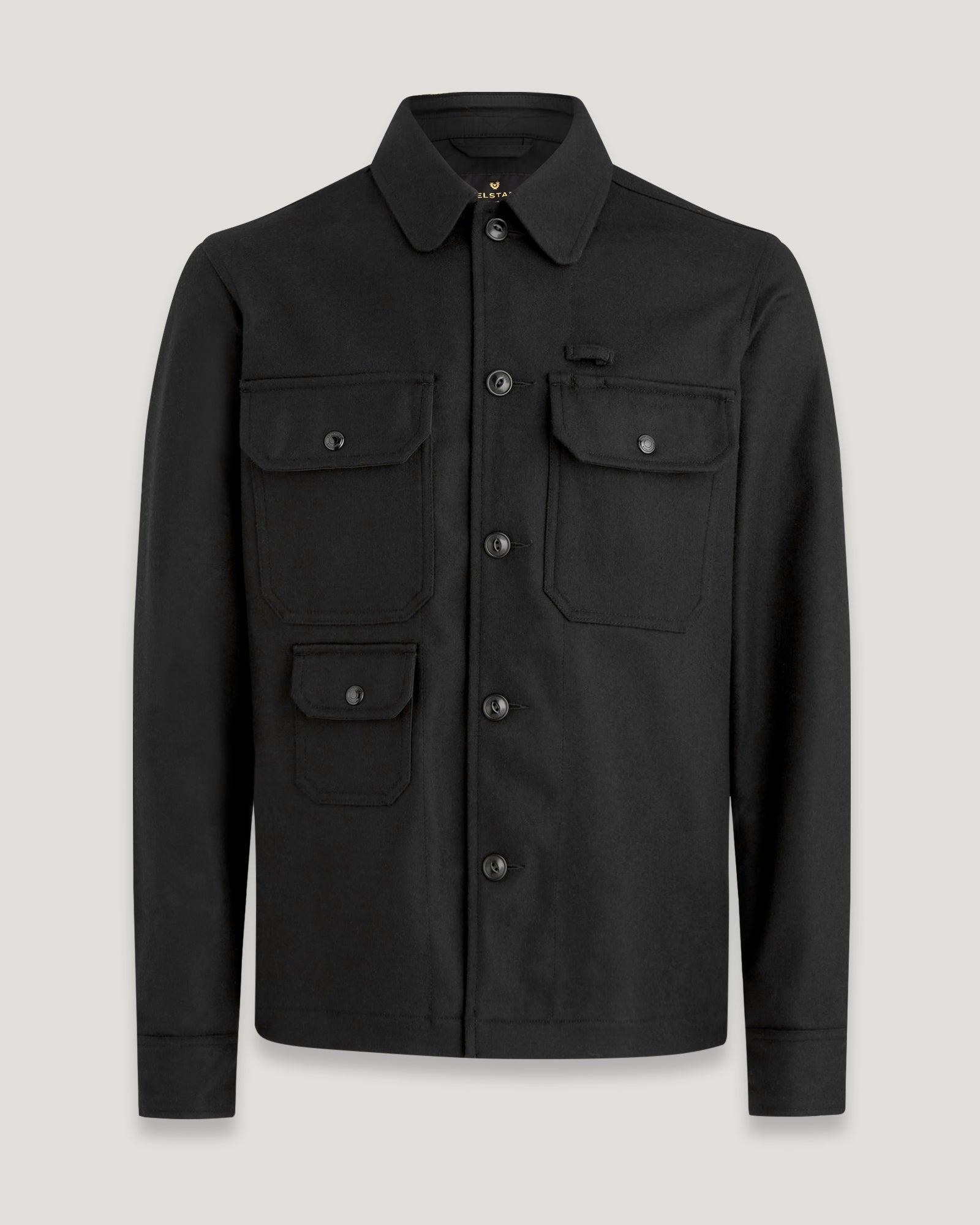 Belstaff Forge Overshirt in Black for Men | Lyst Canada