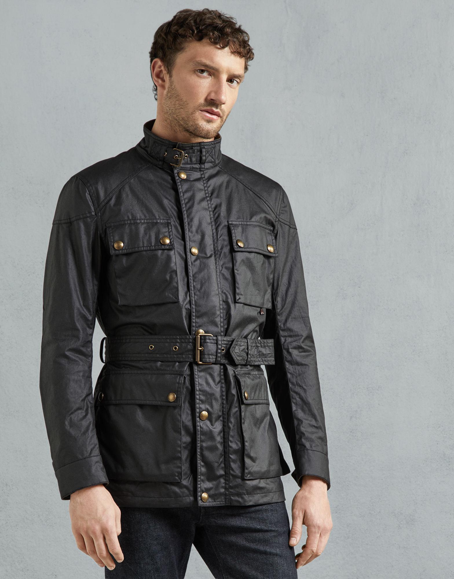 Belstaff Cotton Roadmaster Jacket in Black for Men | Lyst UK