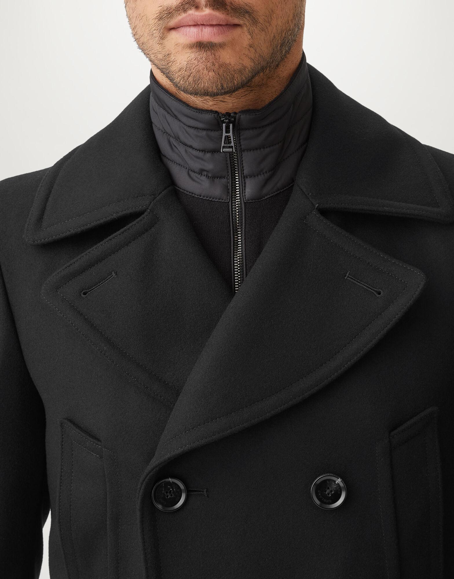 Belstaff Wool Milford Coat in Black for Men | Lyst