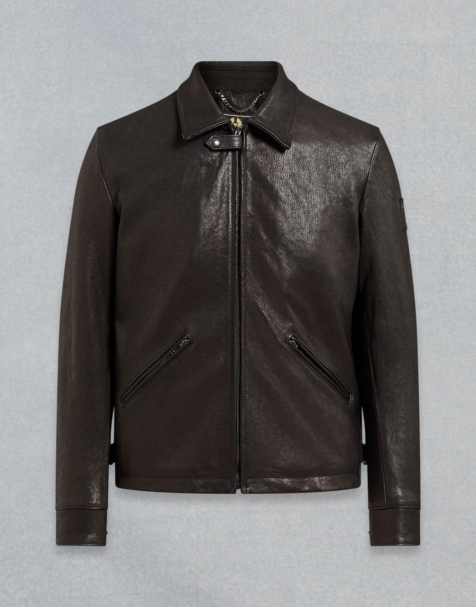 Belstaff Cooper Leather Jacket in Black for Men Save 40 Lyst
