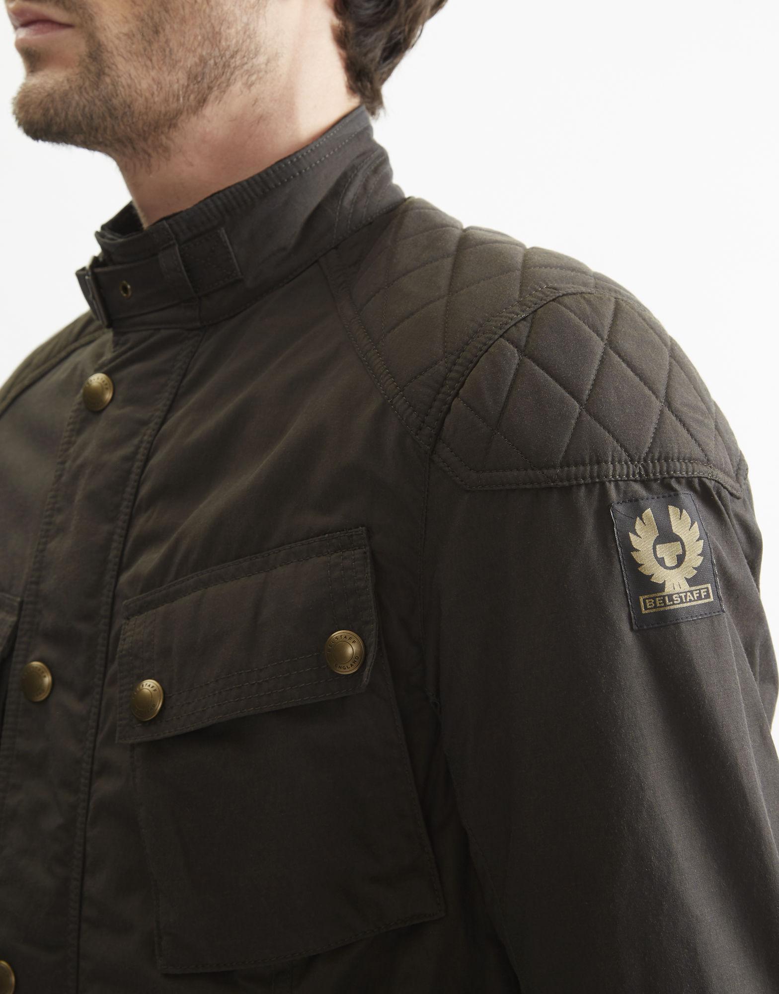 Belstaff Synthetic Mcgee Motorcycle Jacket in Black Brown (Black) for