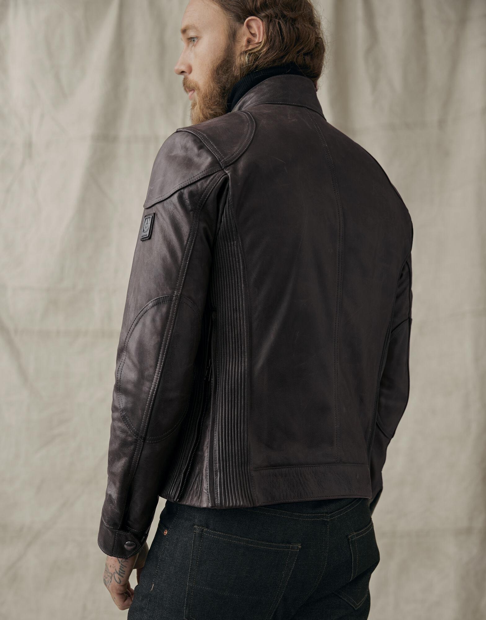 Belstaff Gangster 2.0 Leather Jacket in Black for Men | Lyst