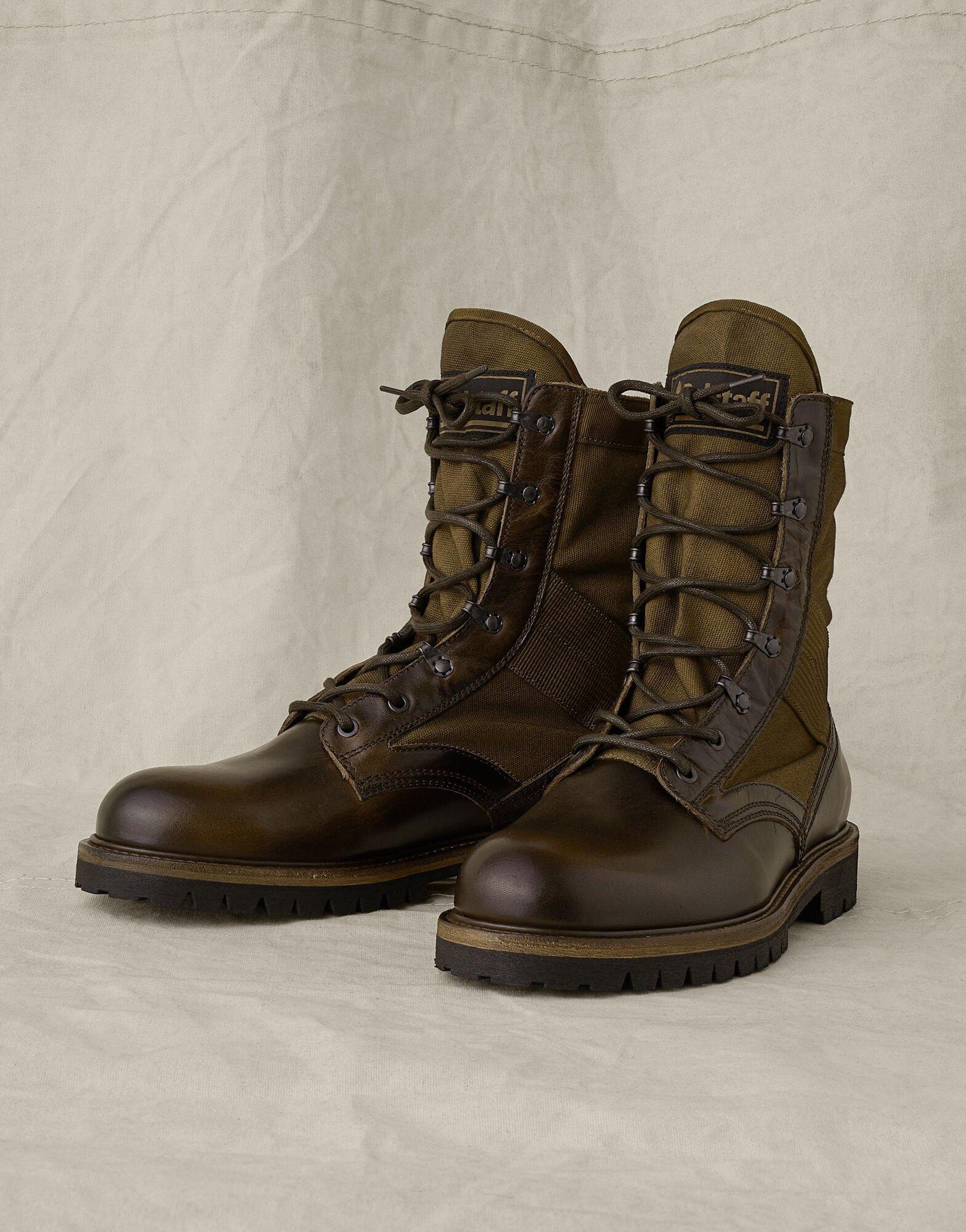 trooper lace up boots