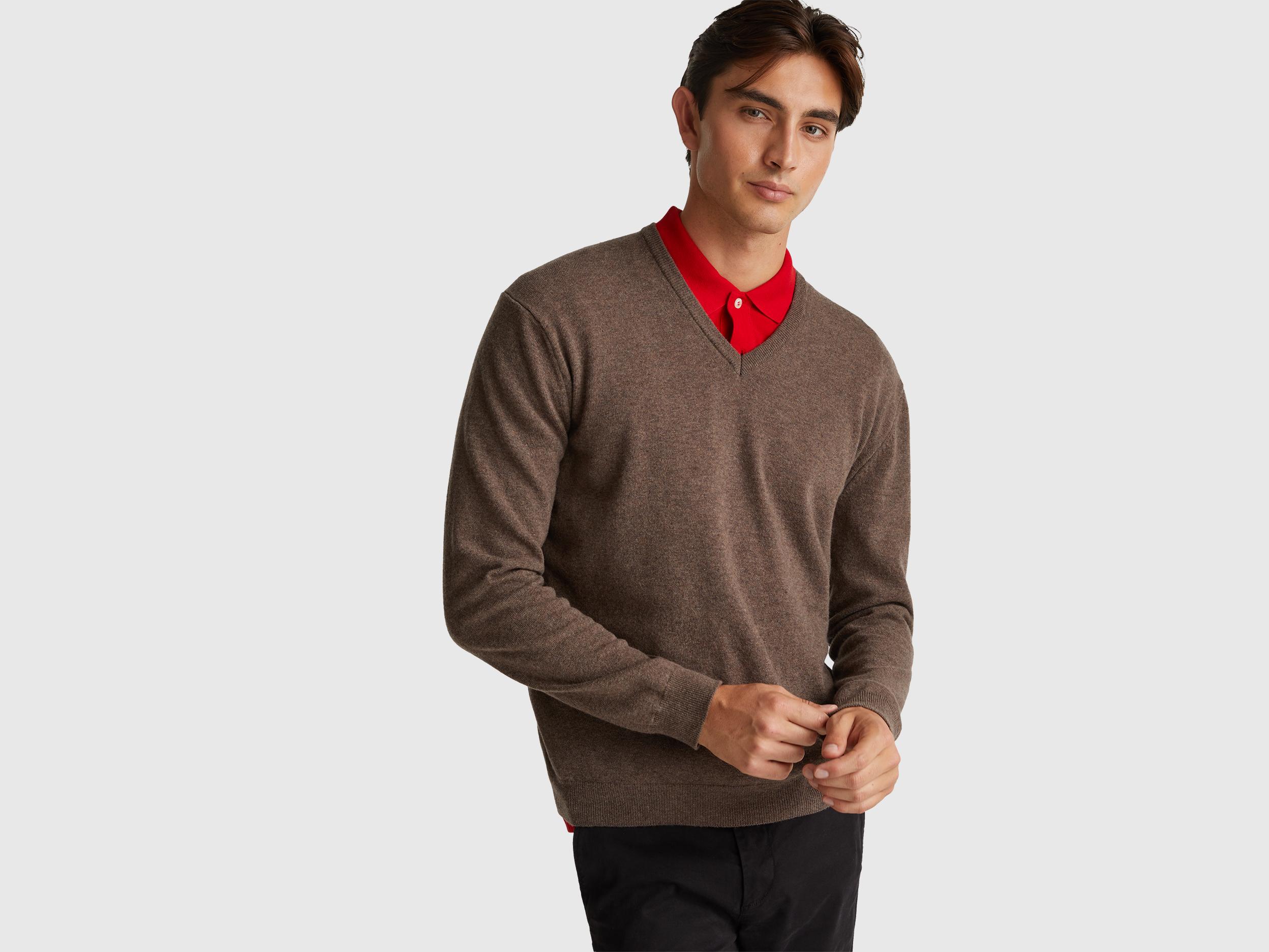 Sweater Jersey Cuello Alto Hombre Benetton Jerseys Benetton Hombre