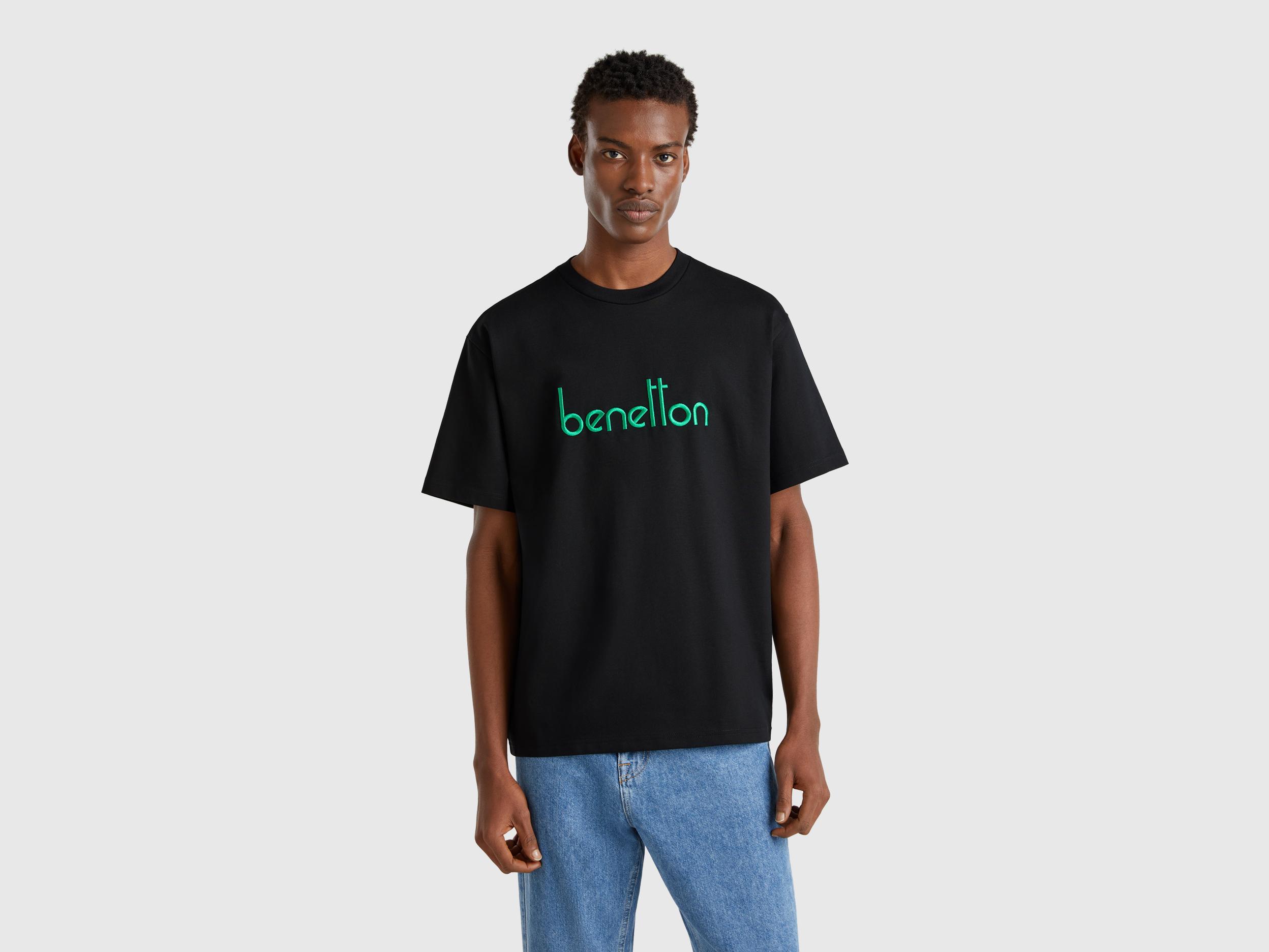 Crew Neck Magliette Estive Benetton Tee Shirt Benetton Homme