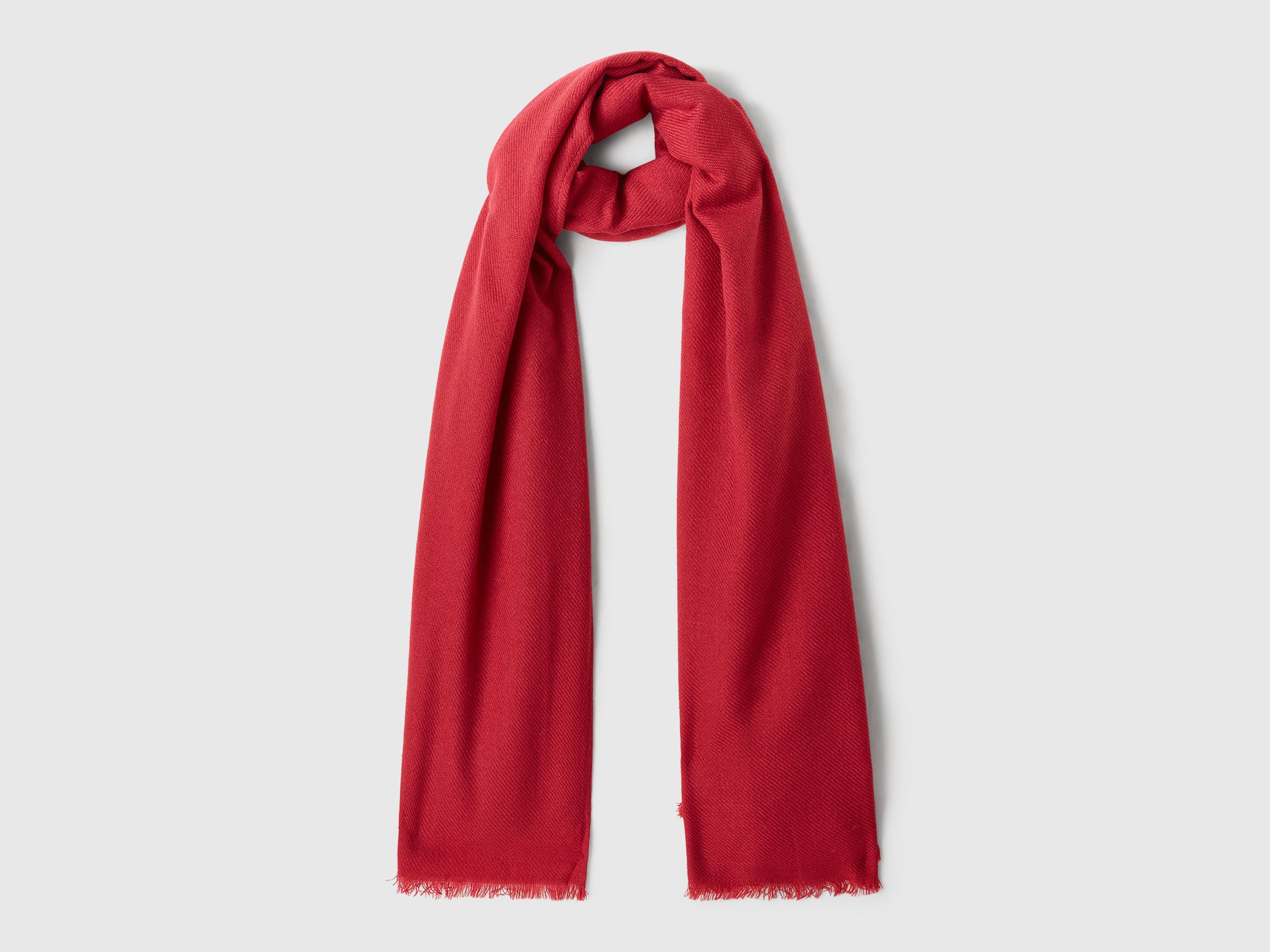 Sciarpa United Colors Of Benetton - Maglia Viola, Taglia M Bambino, Lana E Poliammide - Foto 4