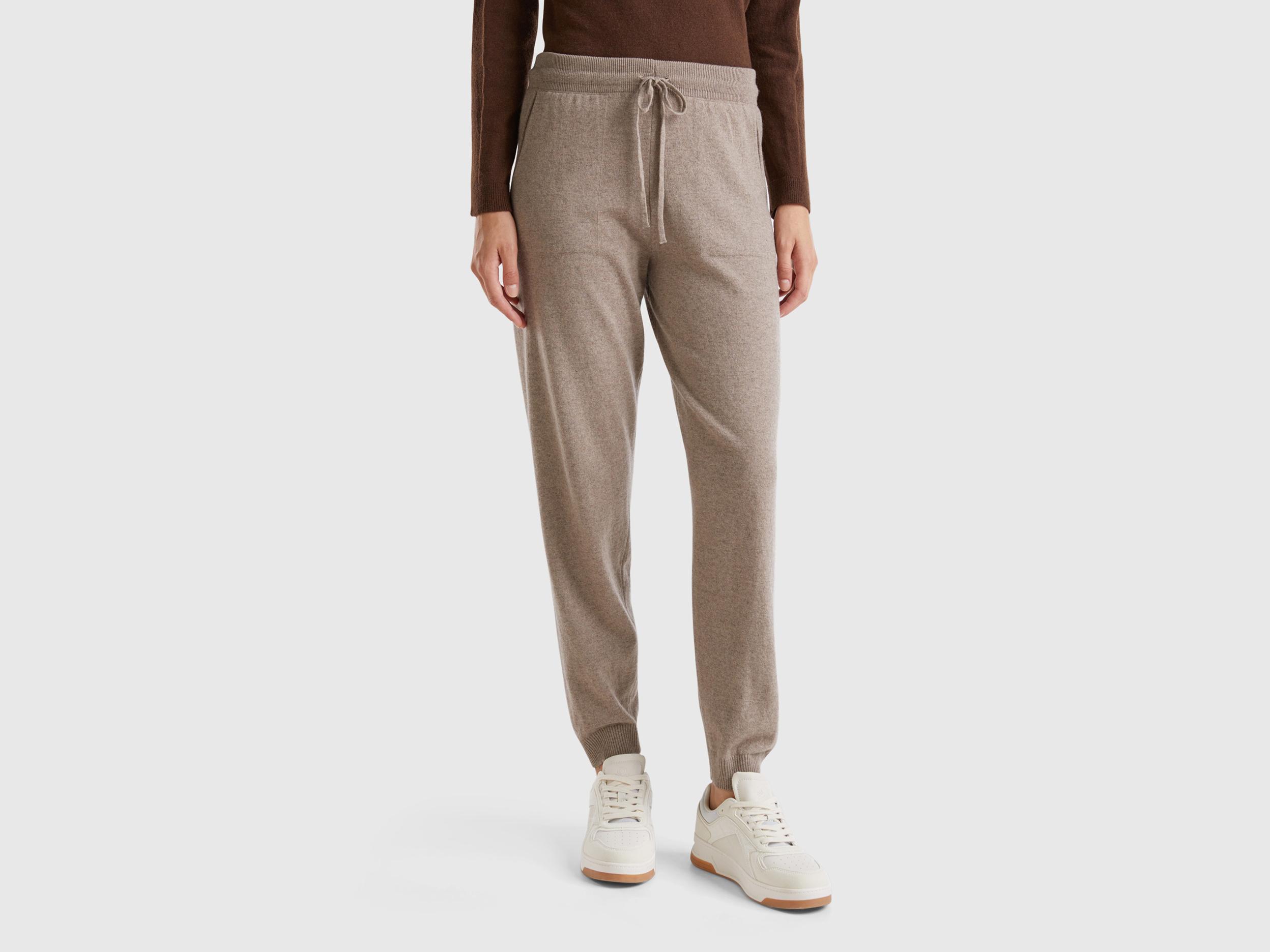 Pantaloni cashmere benetton clearance