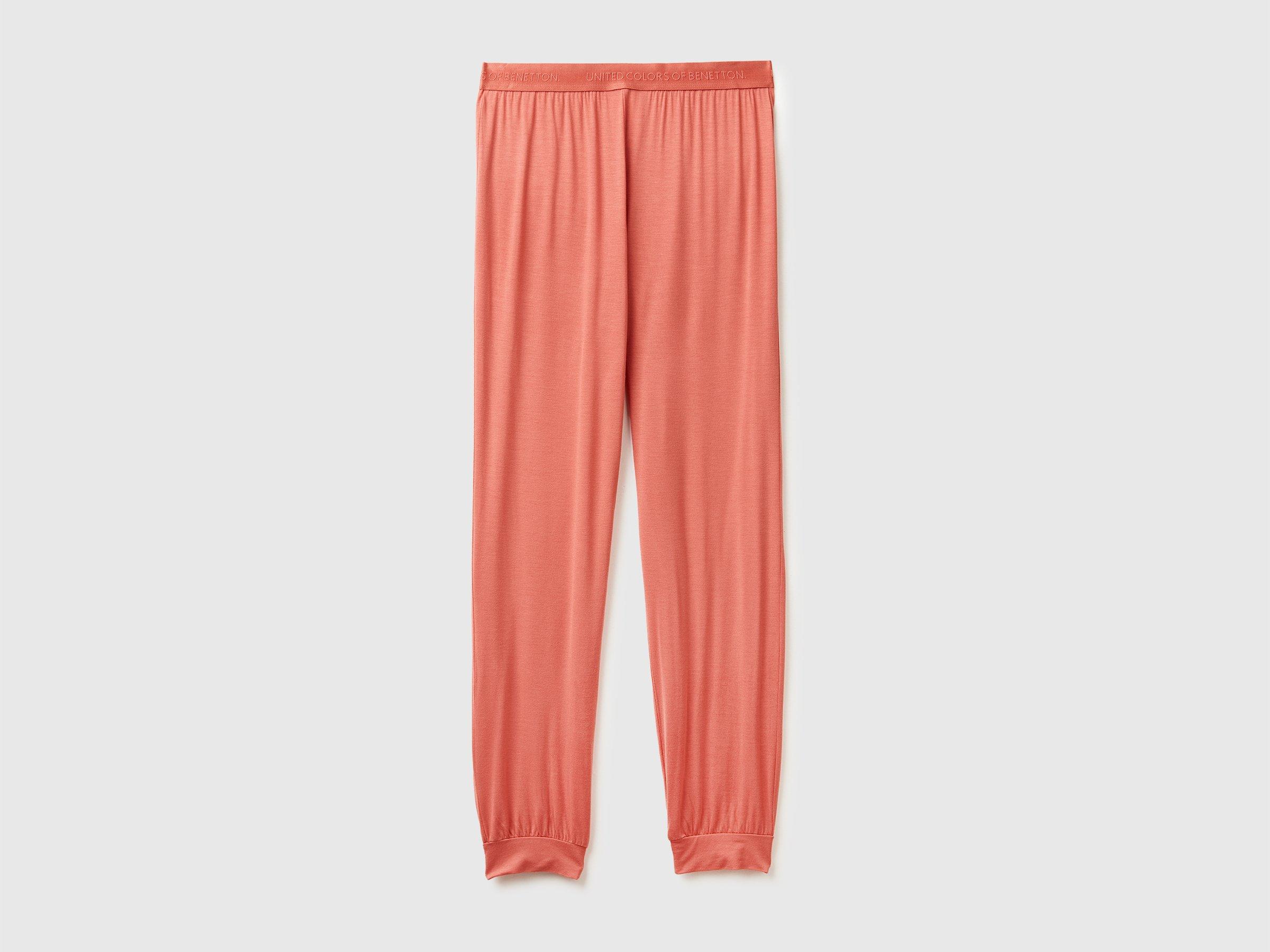 Pantalon De Pyjama Femme United Colors Of Benetton - Toile à Carreaux, 100% Coton