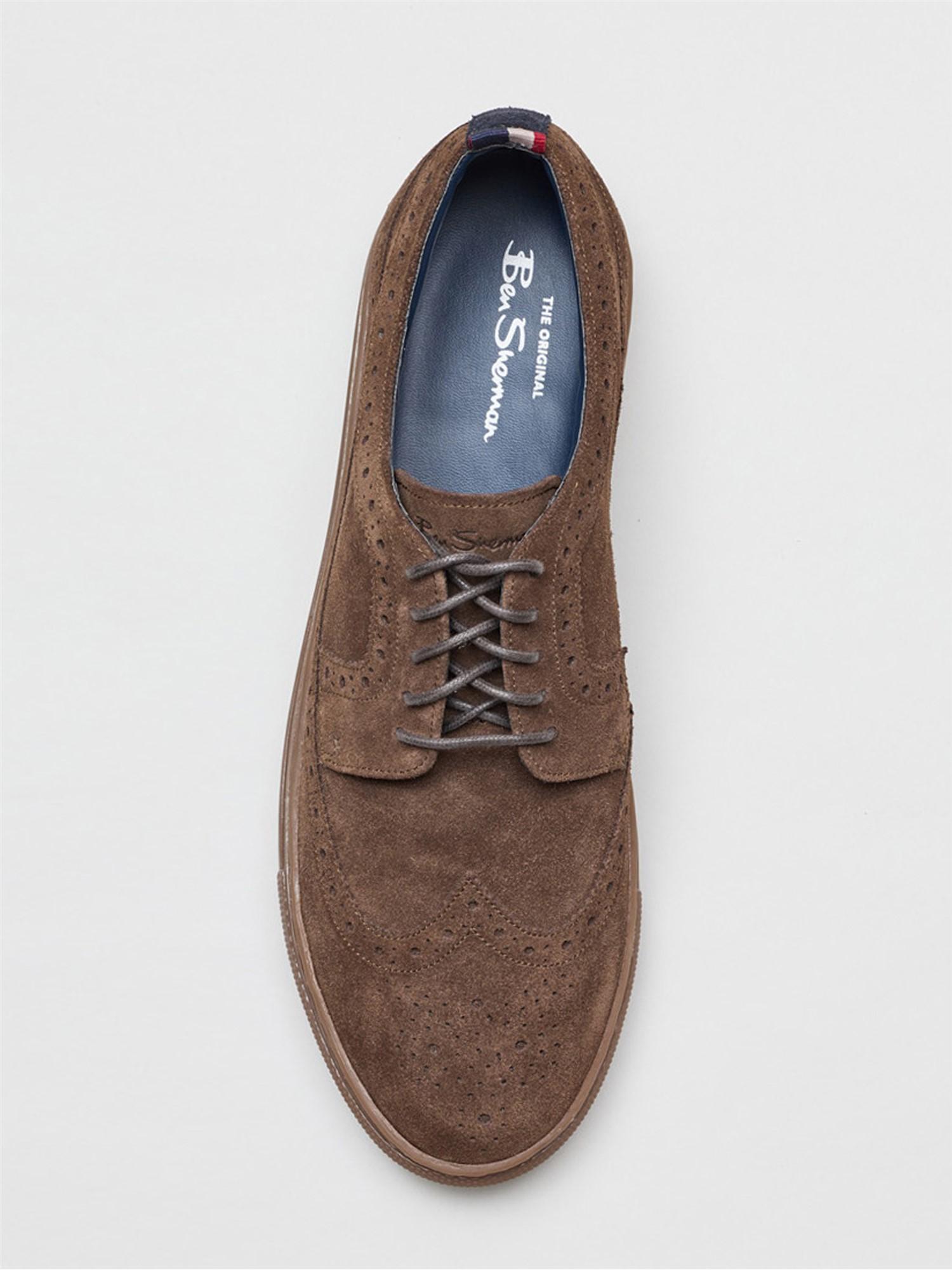 Ben Sherman Brown Suede Preston Shoe for Men Lyst UK