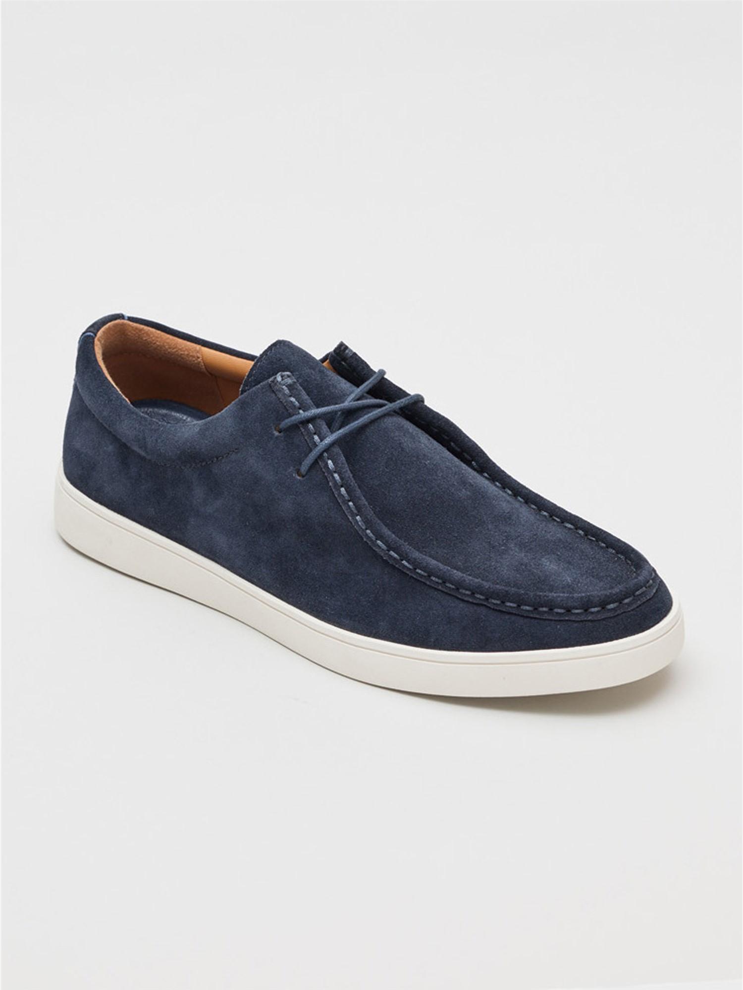 Ben Sherman Navy Suede Pancho Shoe in Blue for Men Lyst UK