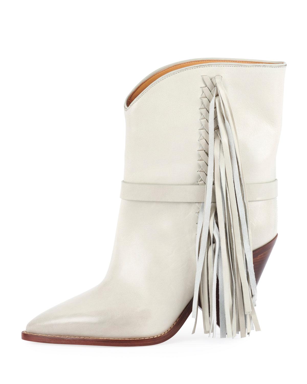 isabel marant fringe boots