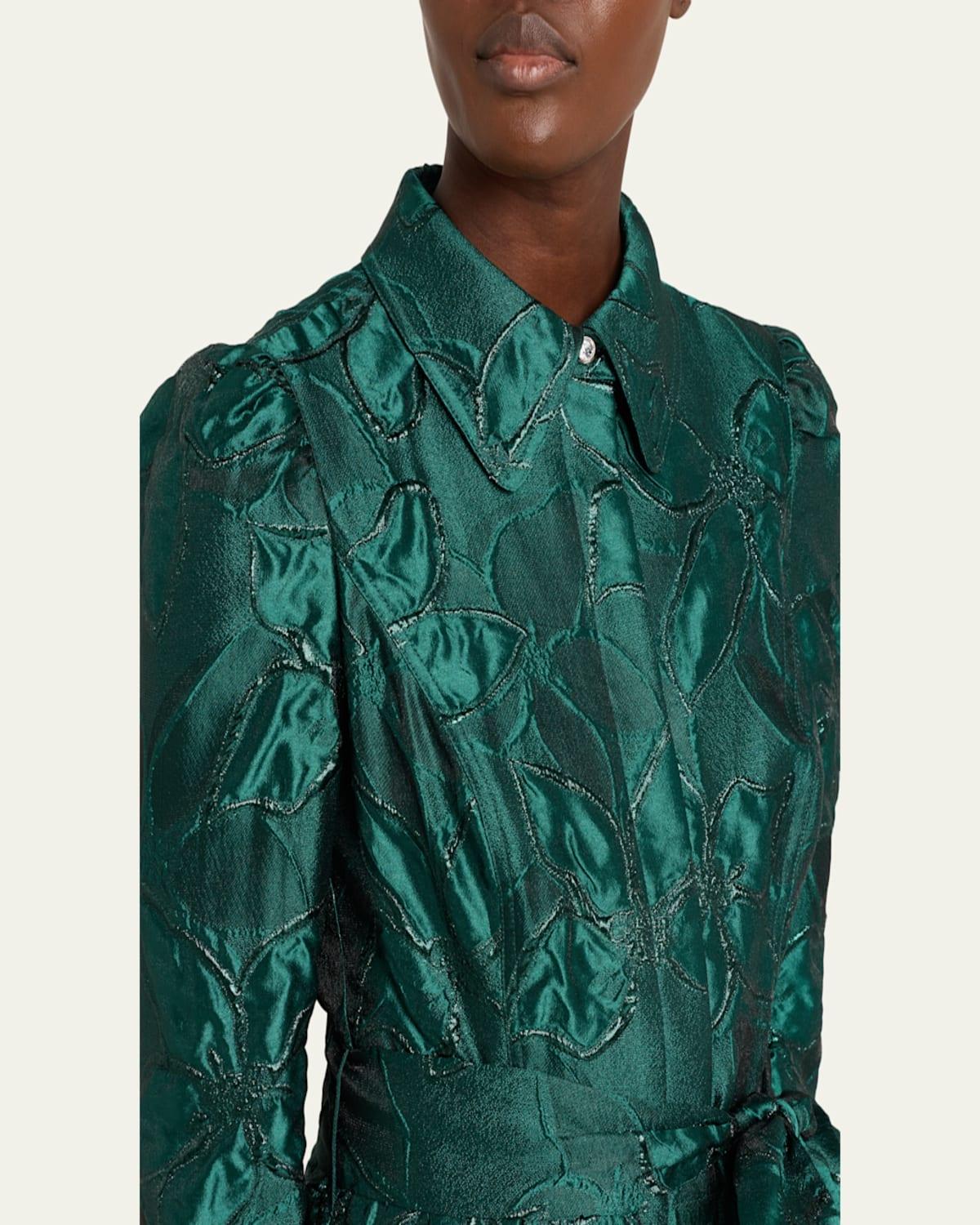 green emerald velvet dress Teri Jon - 257008 main image 0