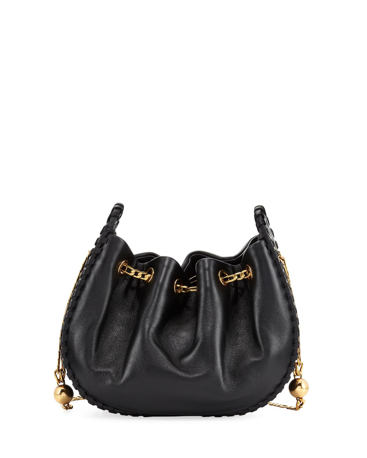 Marc Jacobs Sway Leather Bucket Crossbody Bag in Black - Lyst