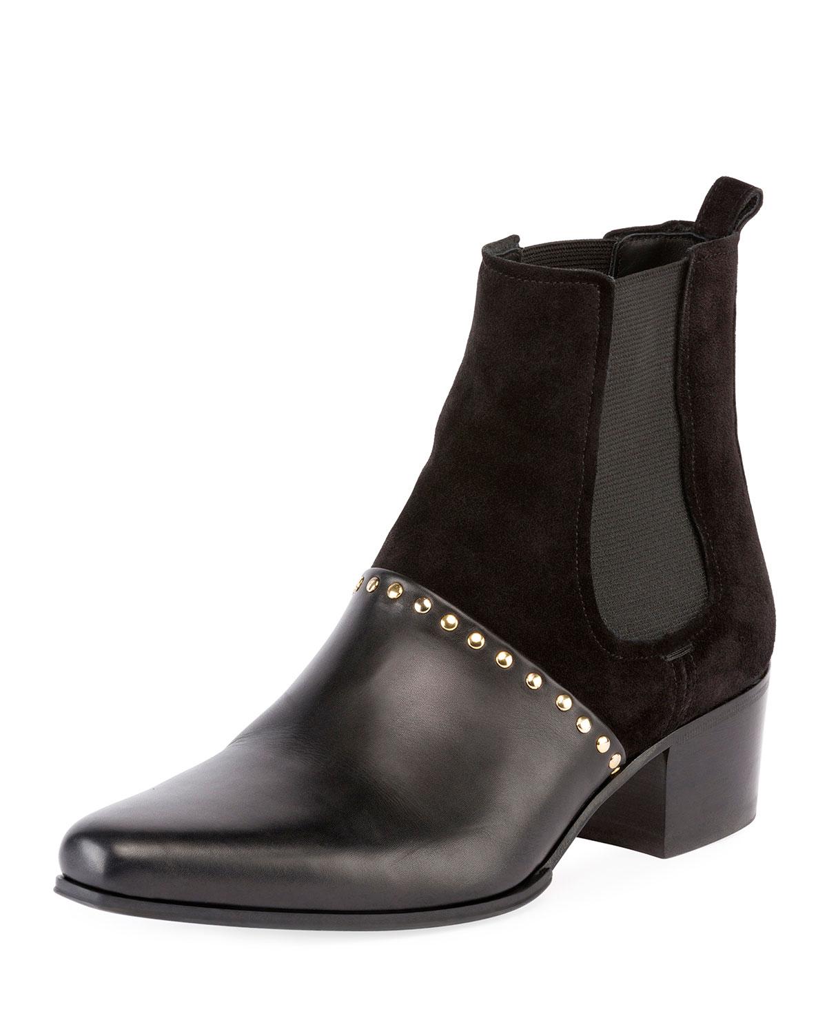 balmain studded boots
