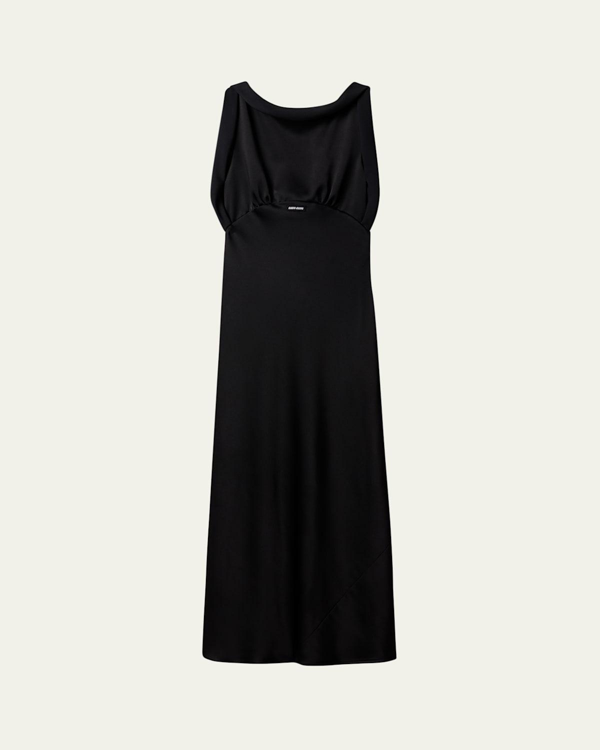 ワンピース Miu Miu Black Stain Long Dress Miu Miu Maxi dresses for Women | Online Sale up to 33% off