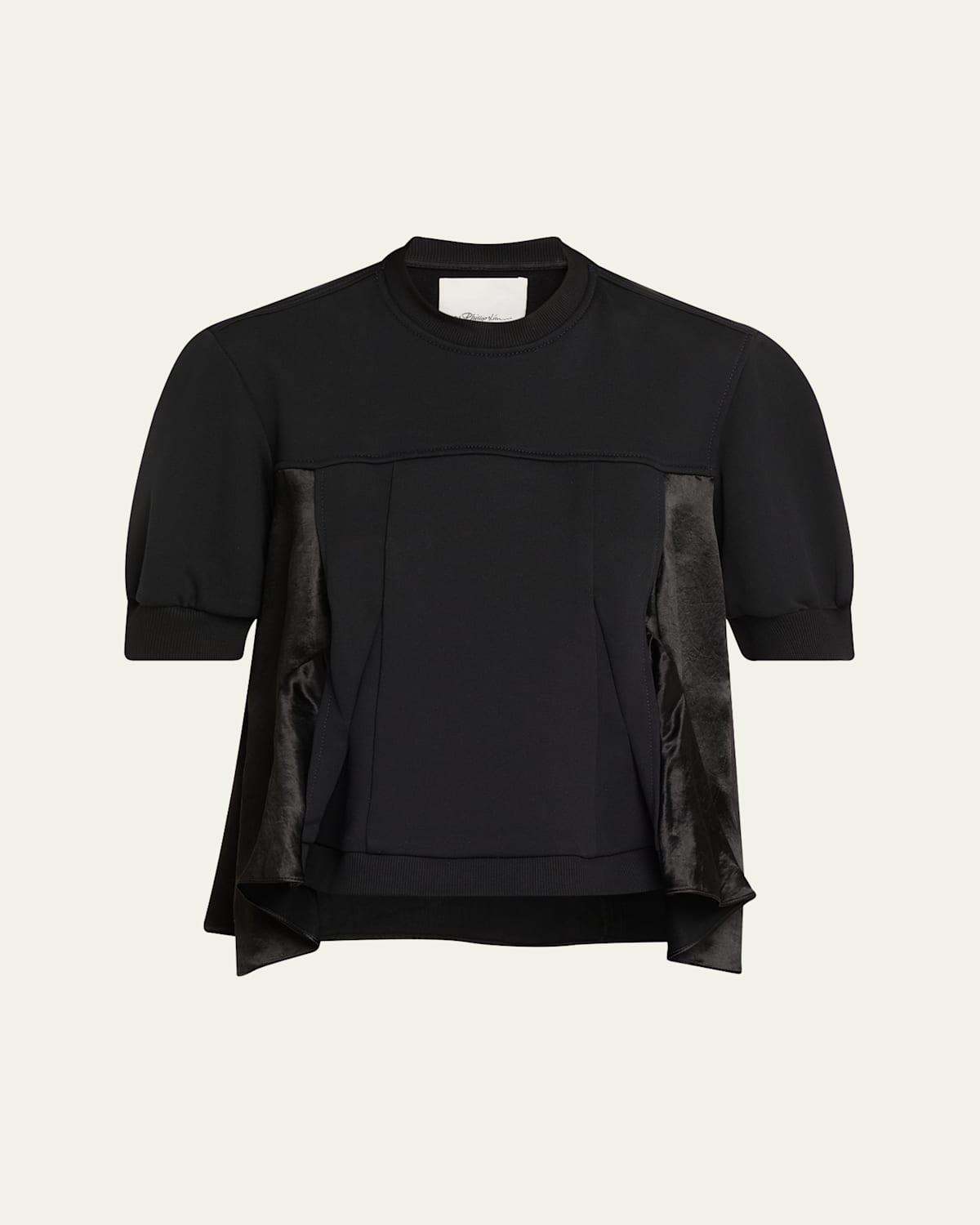 3.1 Phillip Lim◆長袖Tシャツ/XS/コットン/BLK/F181-1823HCJM DTC2-5141-CBY-
