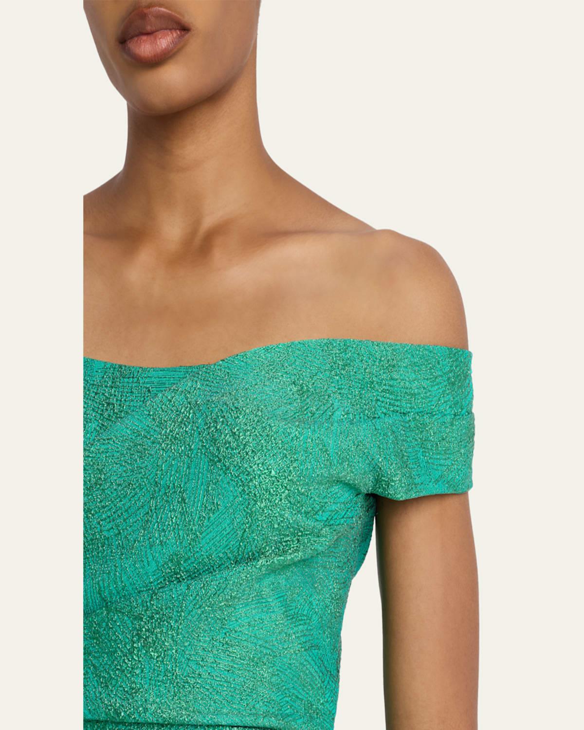teri jon emerald green dress Petal and Pup Women's Laurel Velvet Midi Dress