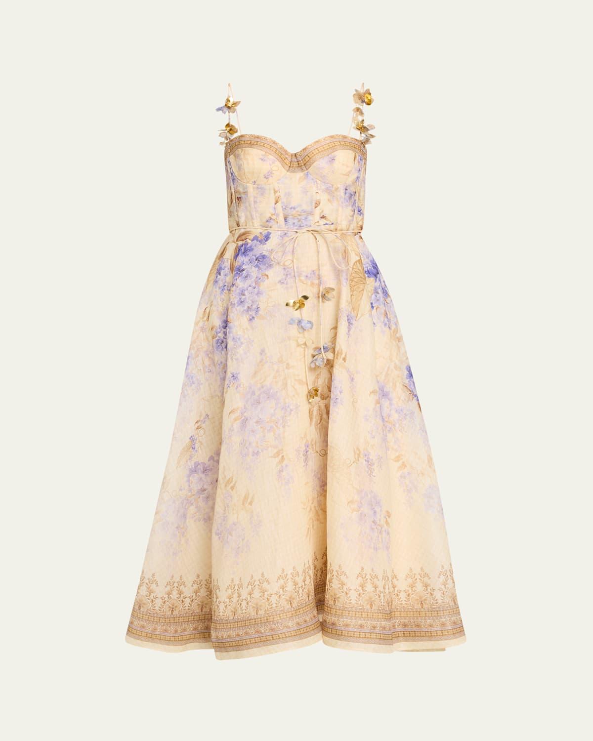 Zimmermann Dawning Floral Picnic Dress in Natural | Lyst