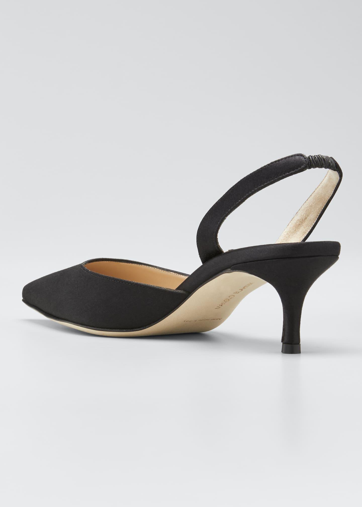 low heel slingback pumps