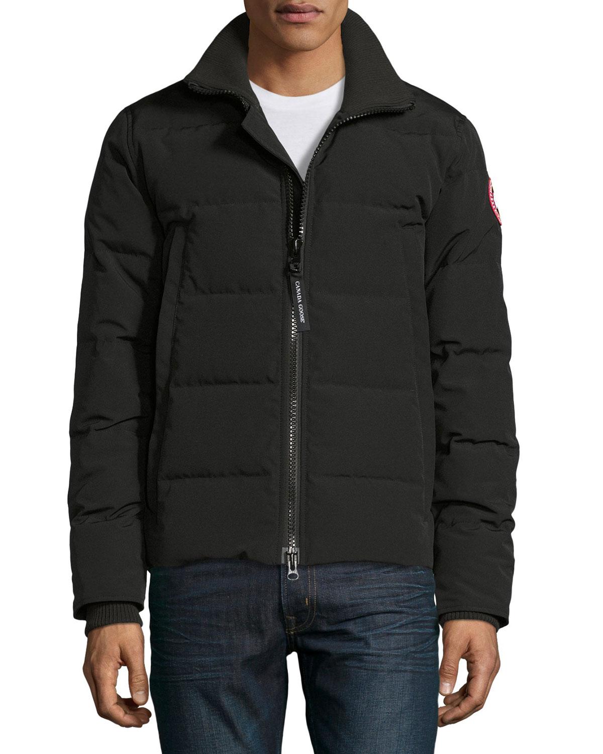 black canada goose puffer jacket