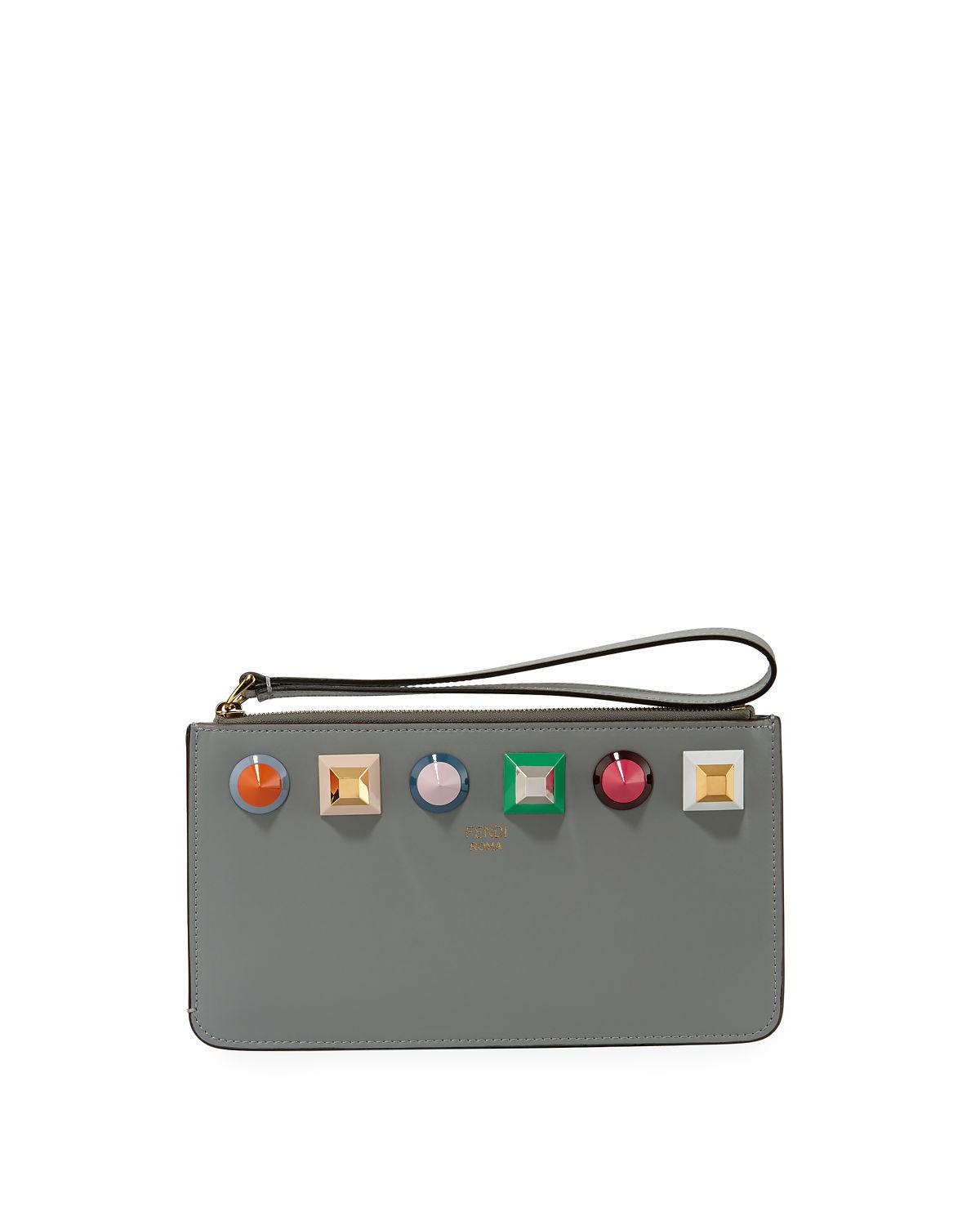 fendi wristlet pouch