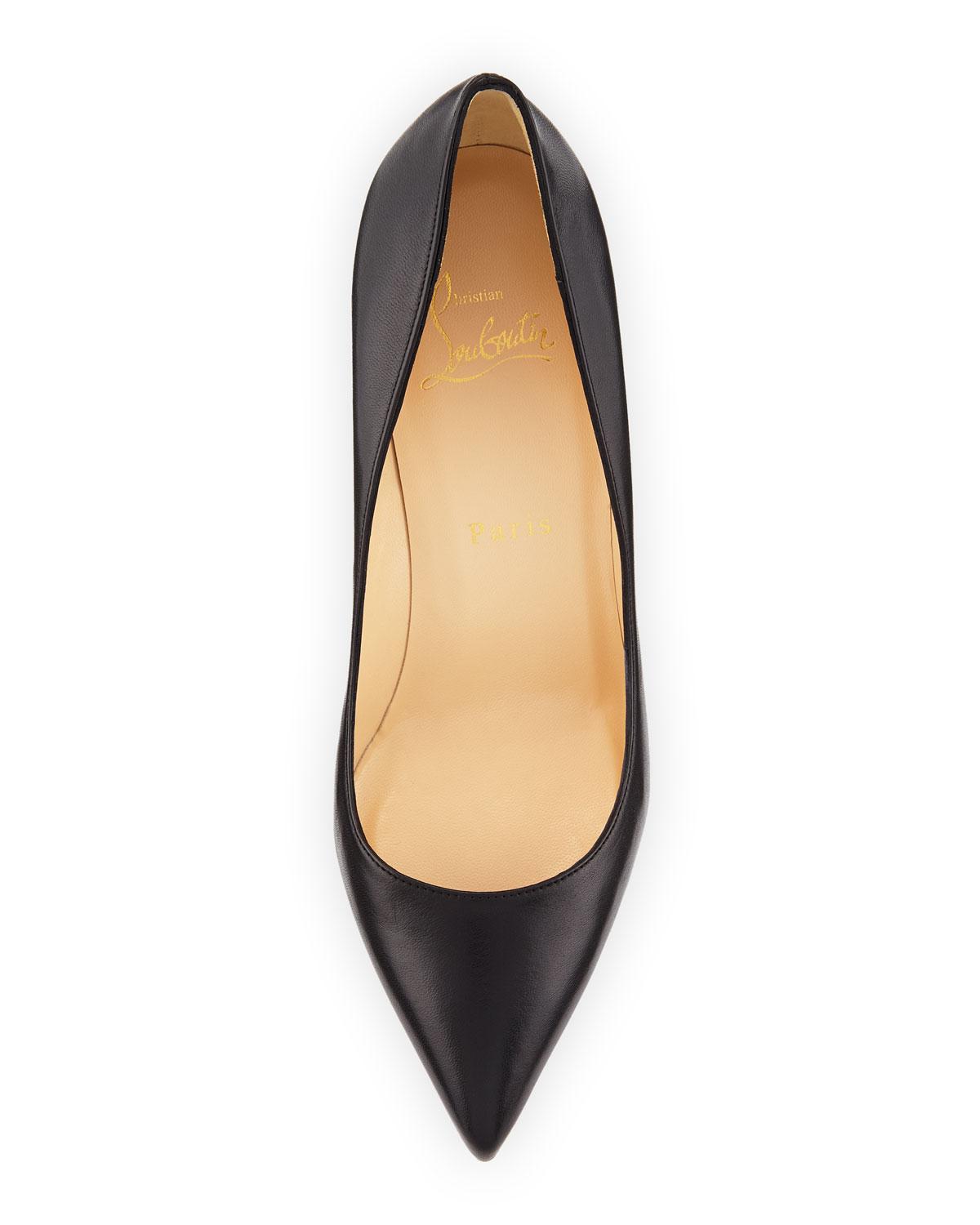 christian louboutin pigalle plato 100 platform leather pumps