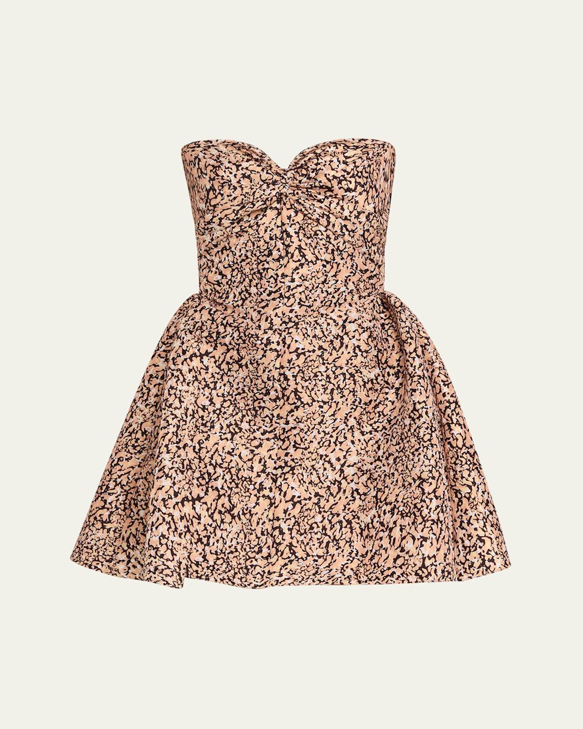 【関税込み】Kika Vargas ホワイト Malala ミニワンピース KIKA VARGAS Malala tie-detailed faux pearl-embellished crepe