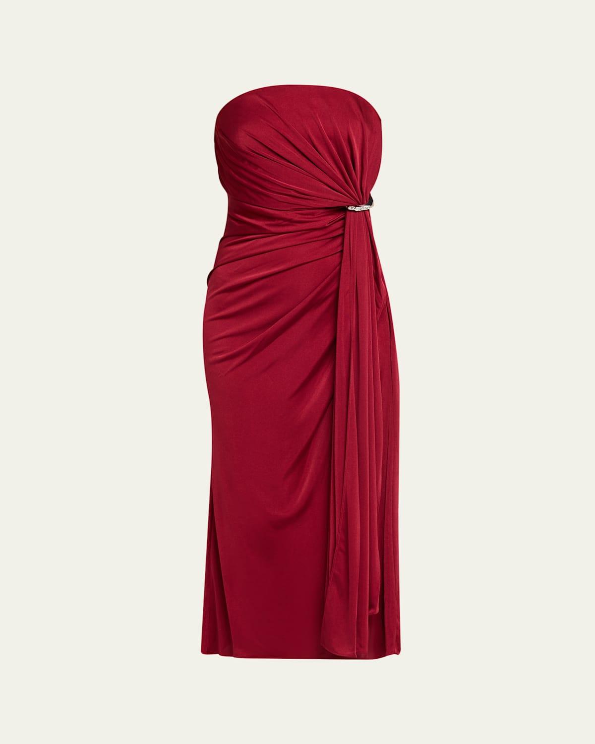 Evening Gowns Halston Heritage Red Dress NEW Halston Heritage V