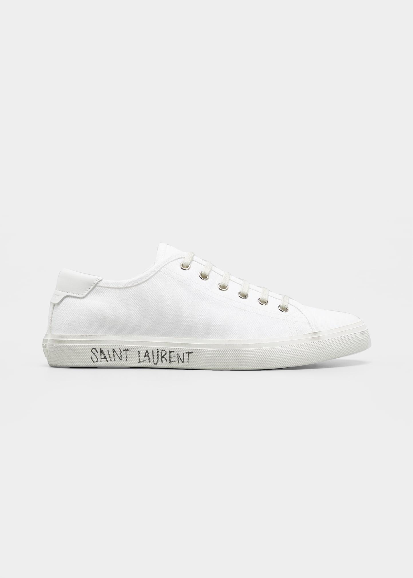 saint laurent malibu canvas sneakers