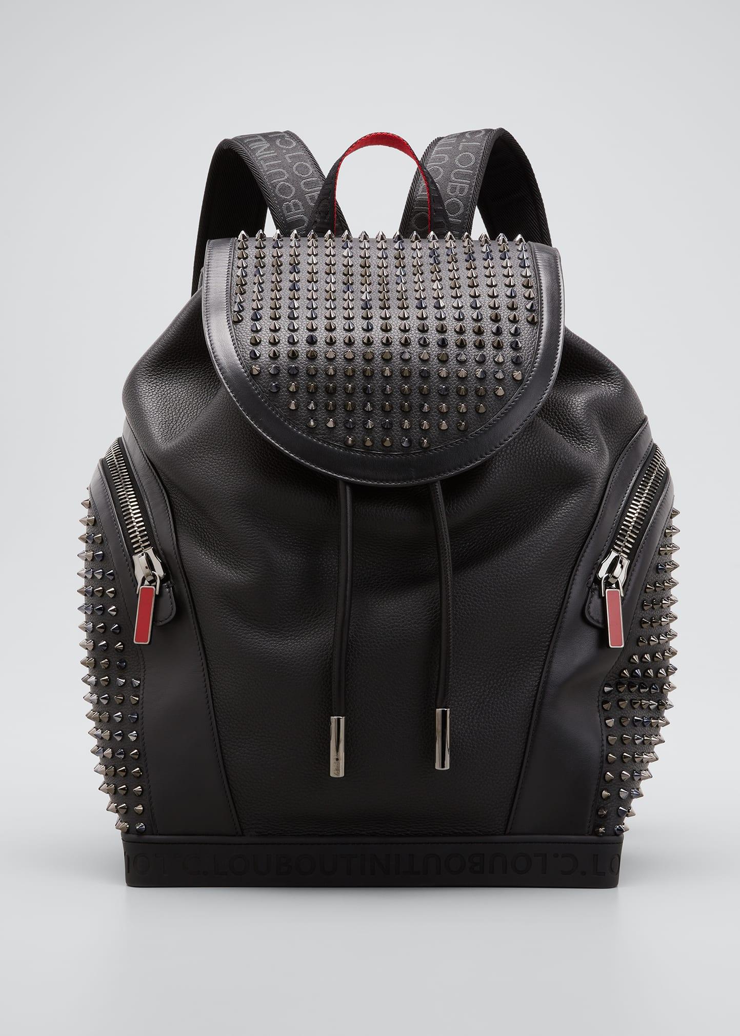 Christian Louboutin Explorafunk Small Calf Empire Spikes Backpack in