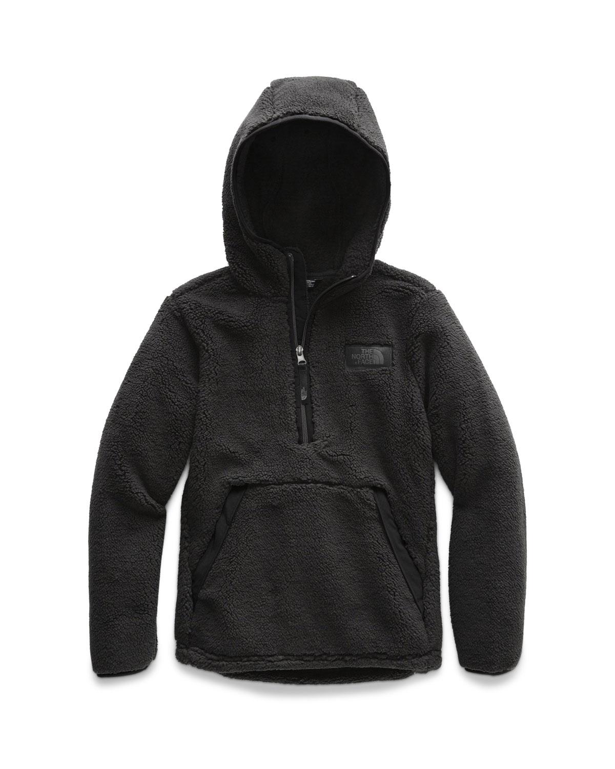 north face black half zip
