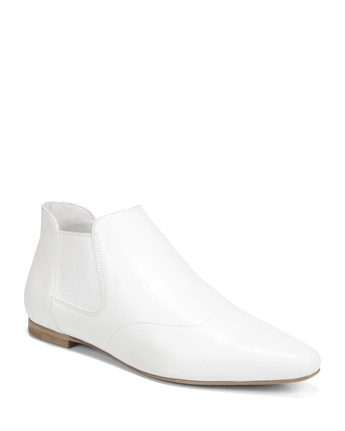Vince Leather Camrose Flat Ankle 