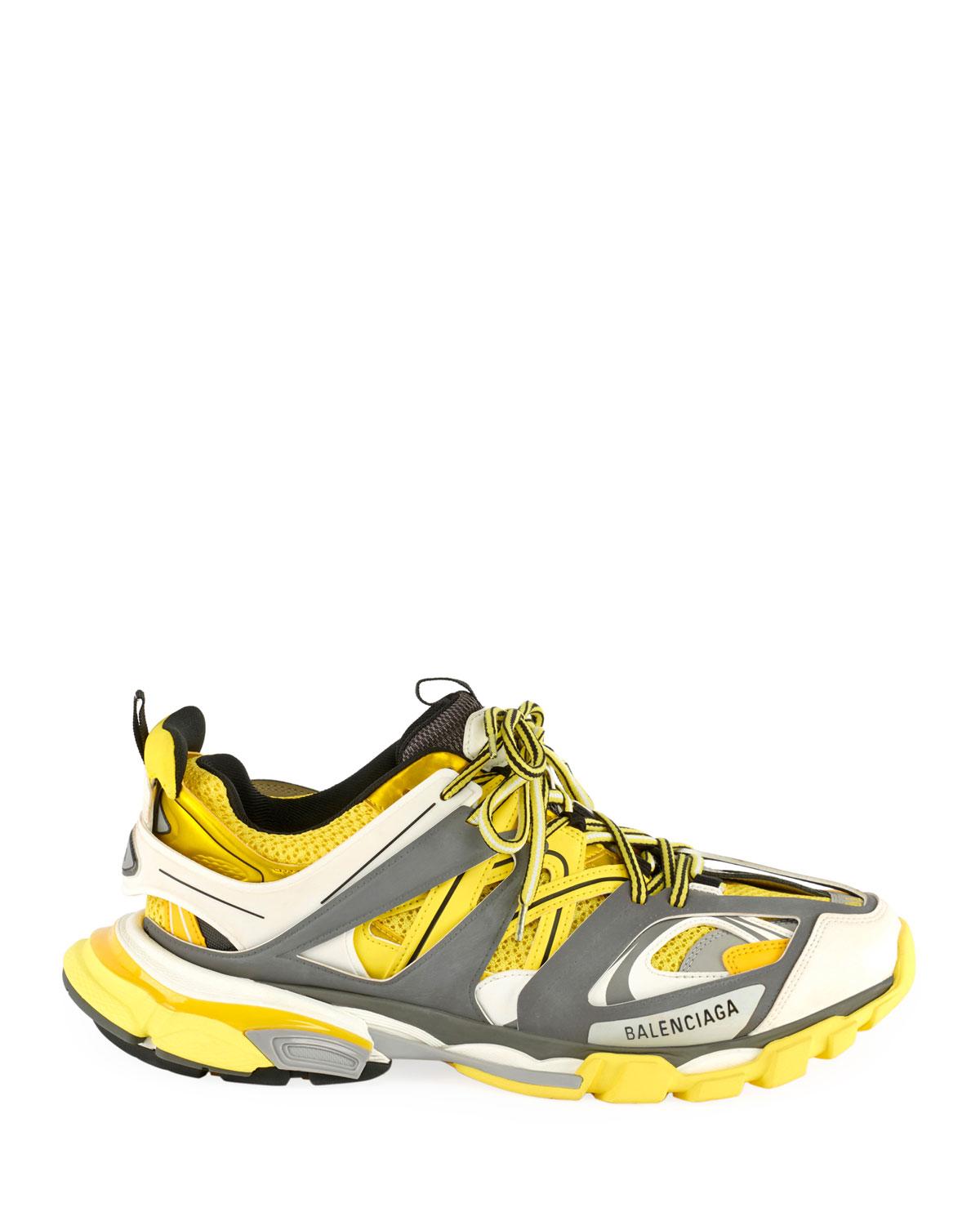 Jual Balenciaga Track Trainer Sneakers Yellow Un