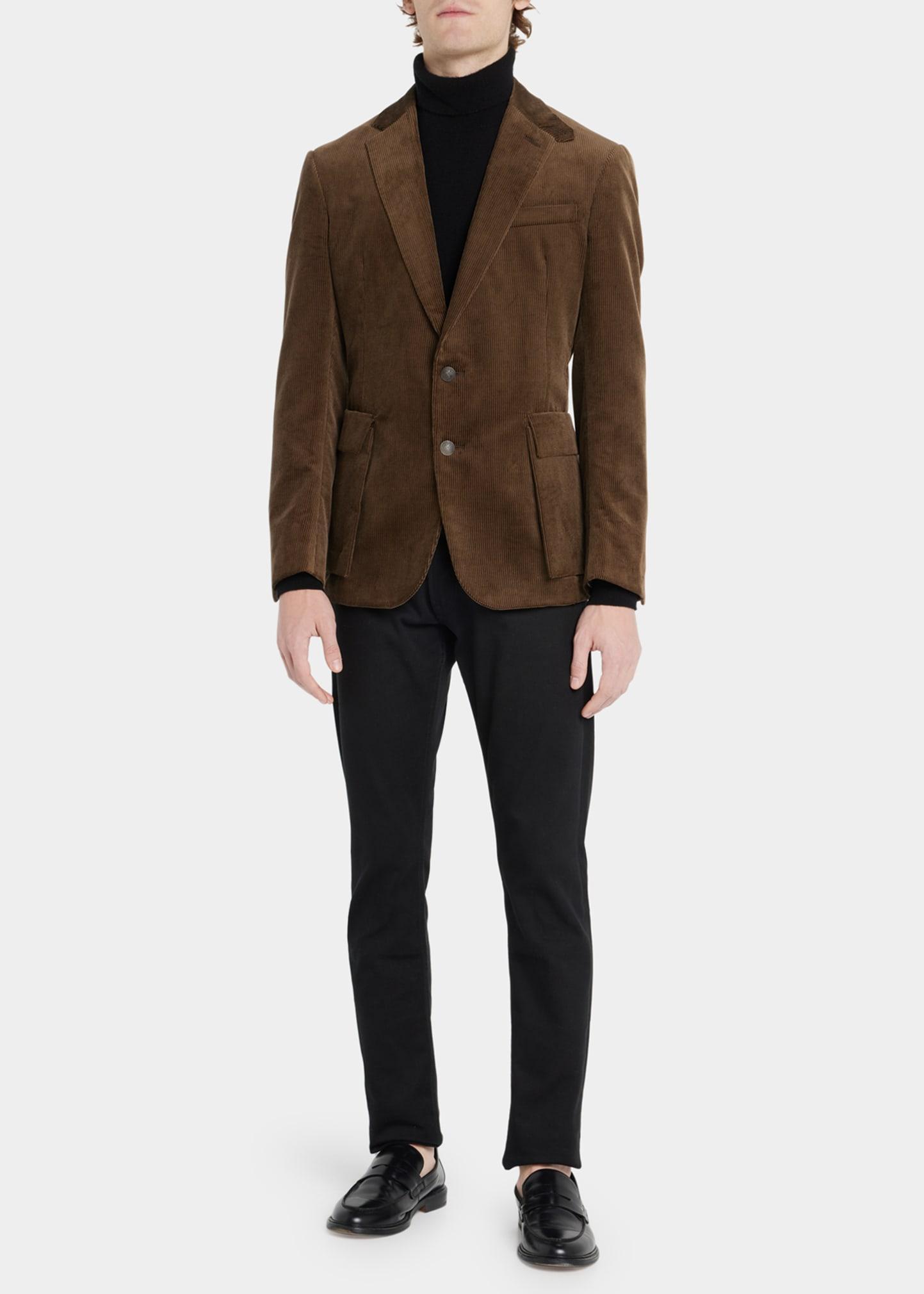 Ralph Lauren Purple Label Kent Corduroy Sport Coat in Black for Men Lyst