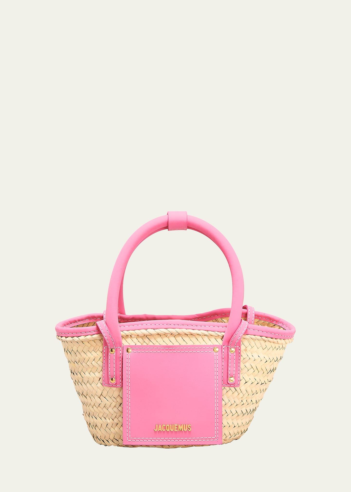 Jacquemus Le Petit Panier Soli Top-handle Bag in Pink | Lyst