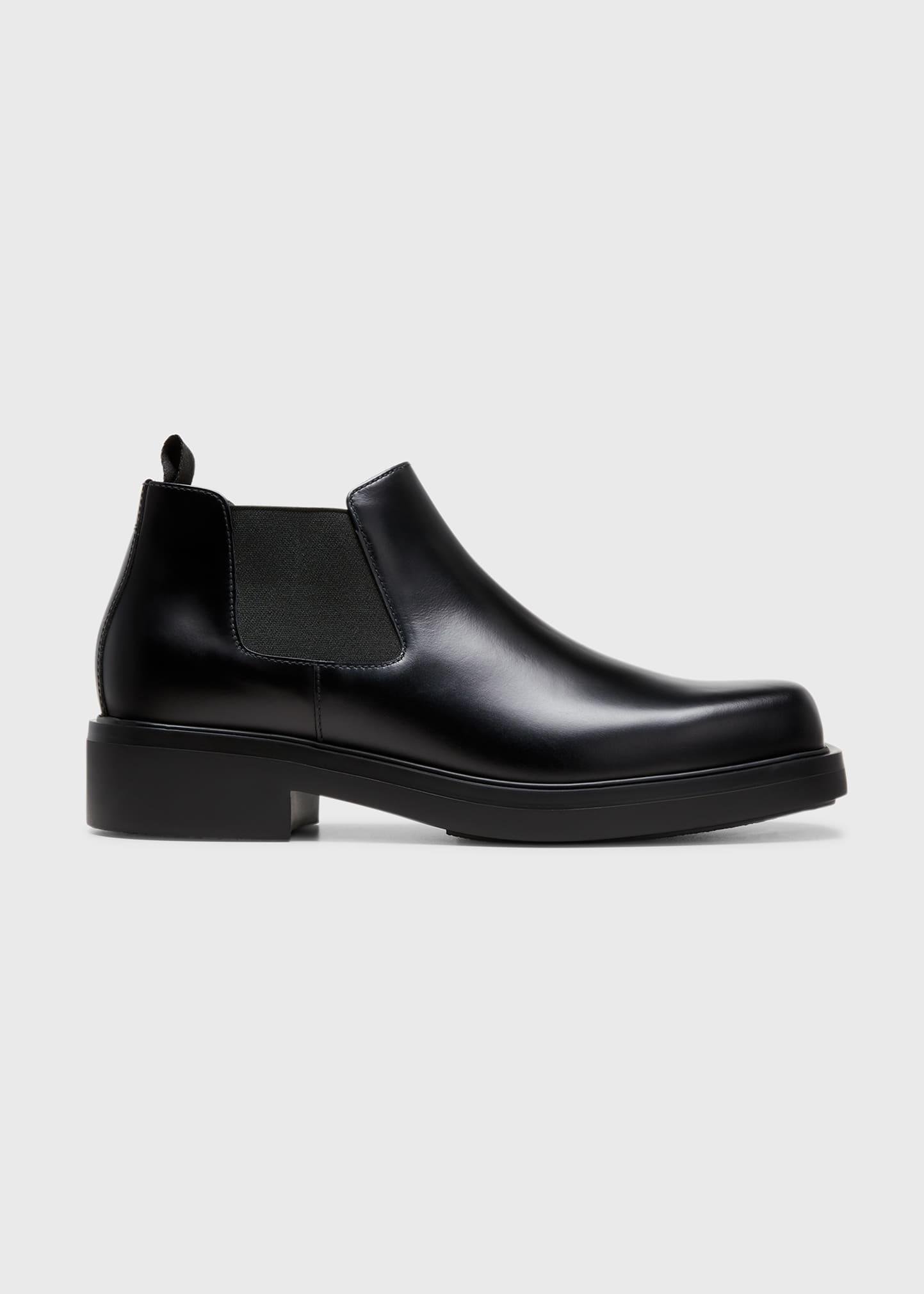 Prada Low Chelsea Boot Chunky Ligh in Black for Men Lyst