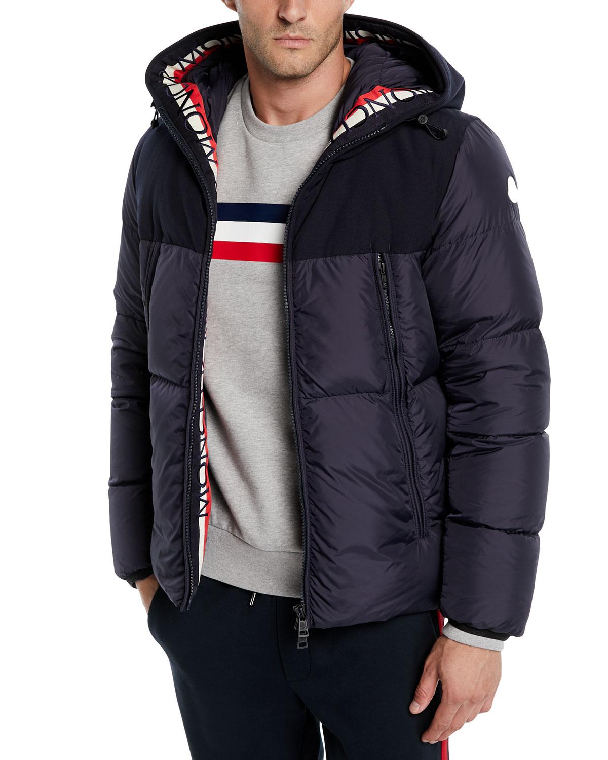 Download Moncler Synthetic Men's Montclar Hooded Puffer Jacket in ...