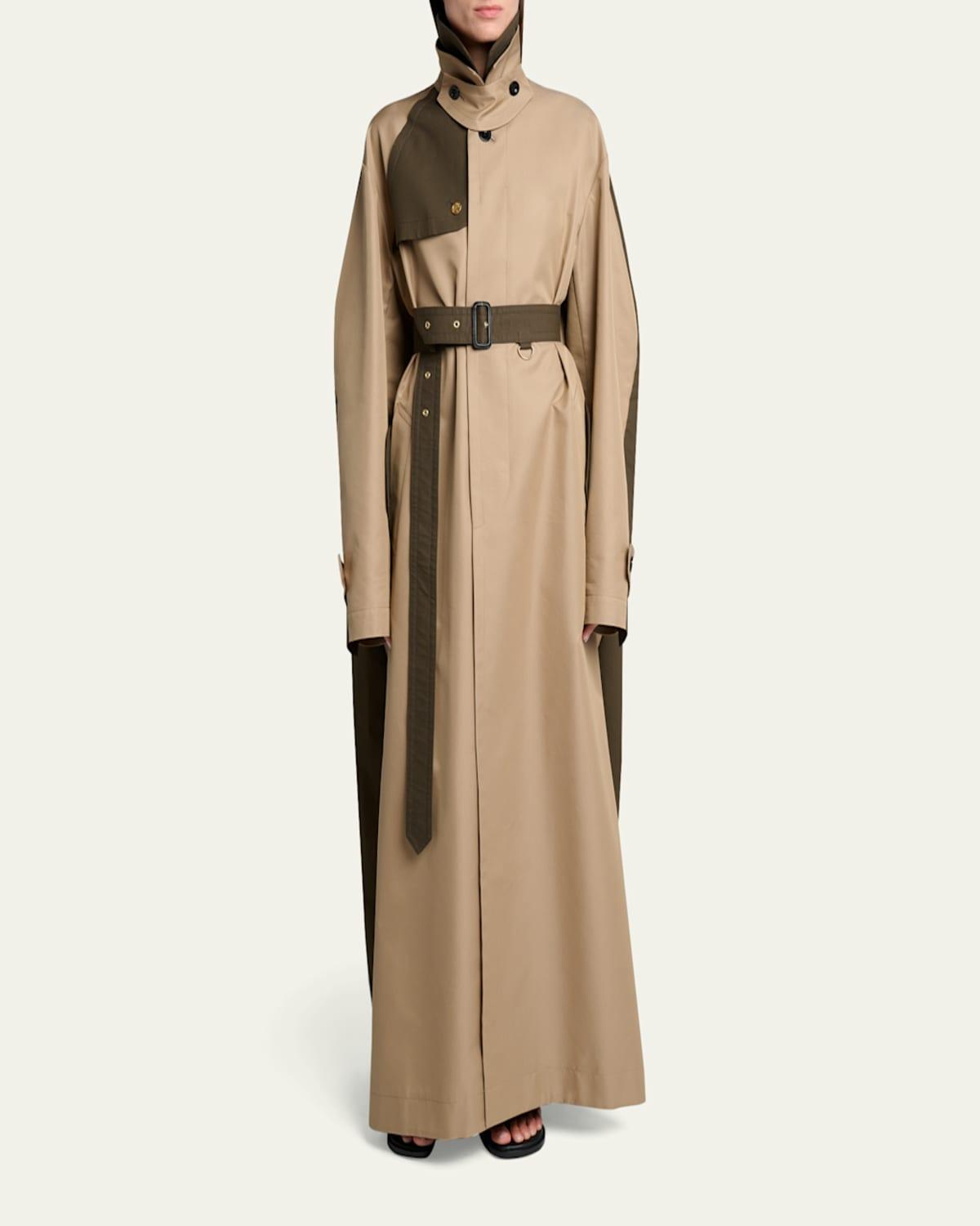 sacai-BEIGEBROWN-Colorblock-