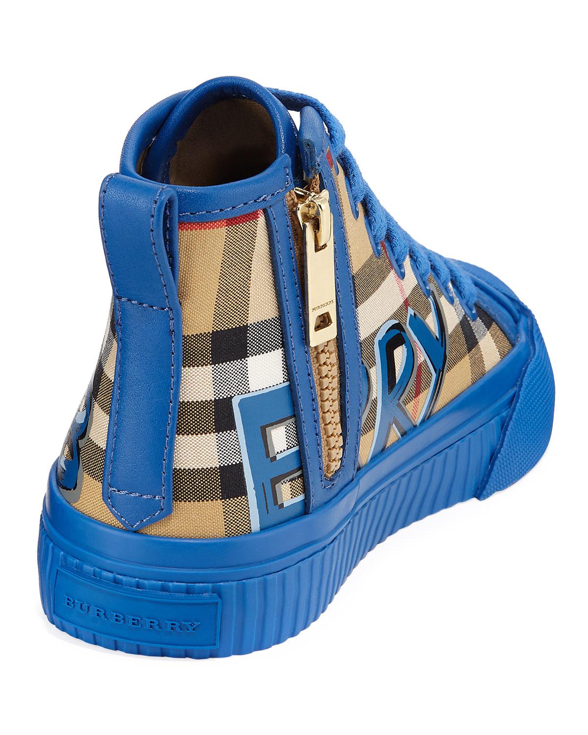 burberry sandals mens blue