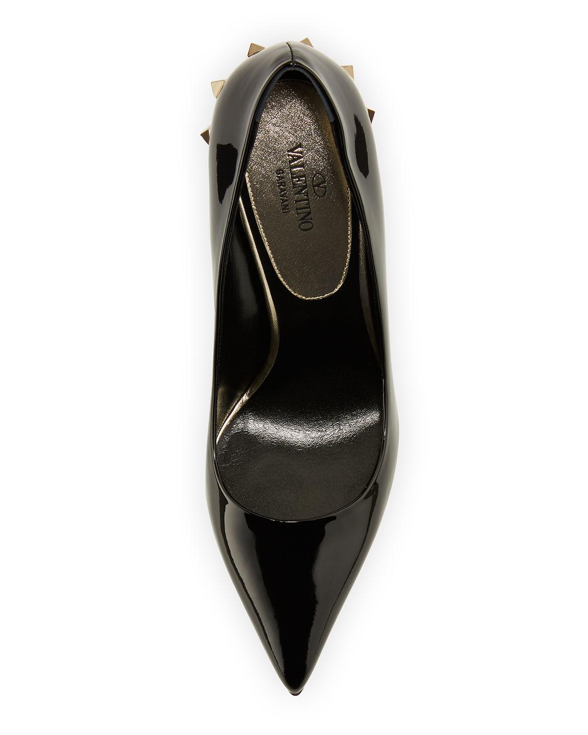 valentino jaw studded pumps